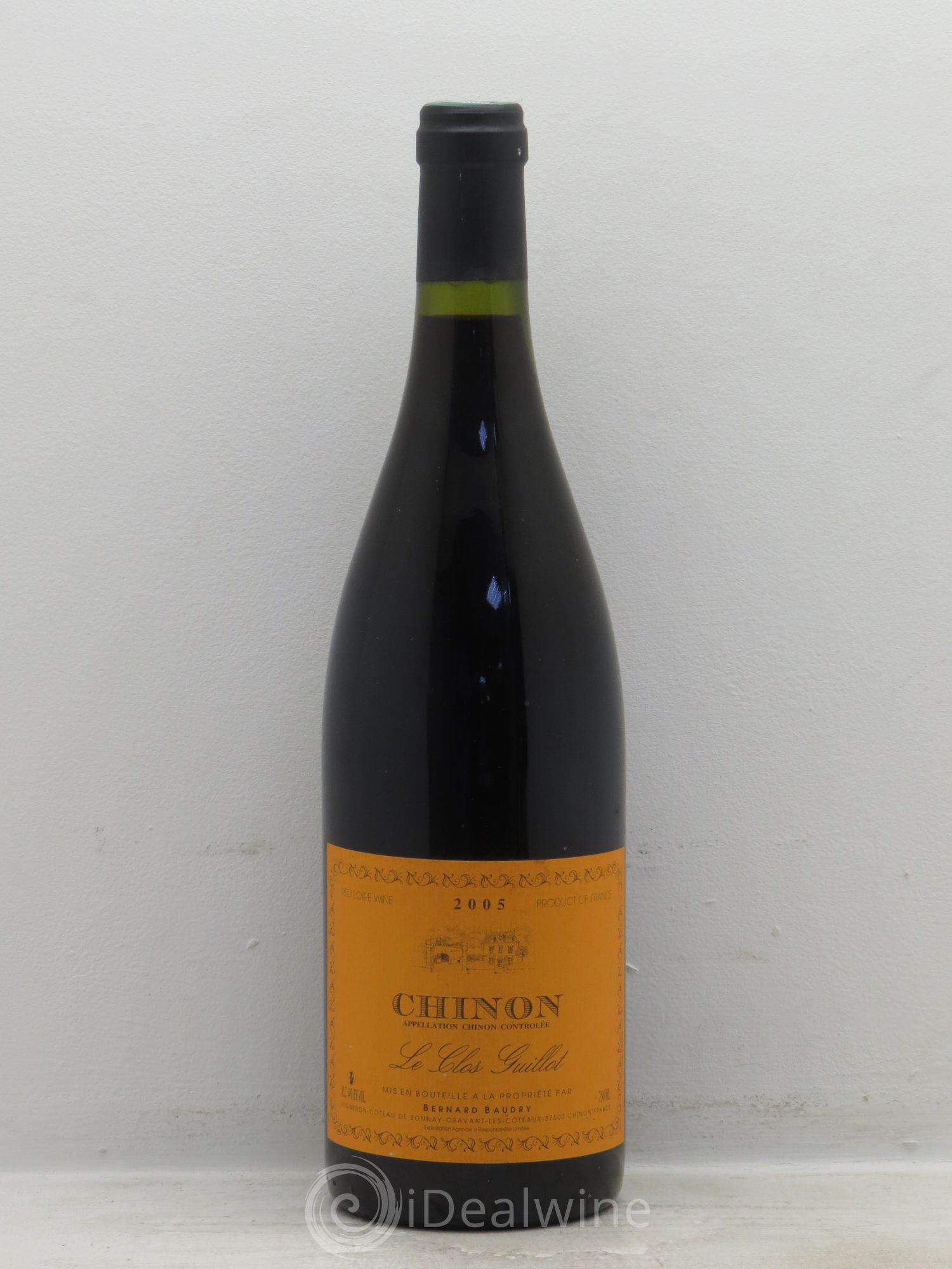 Chinon Le Clos Guillot Bernard Baudry 2005 - Lot de 1 bouteille - 0