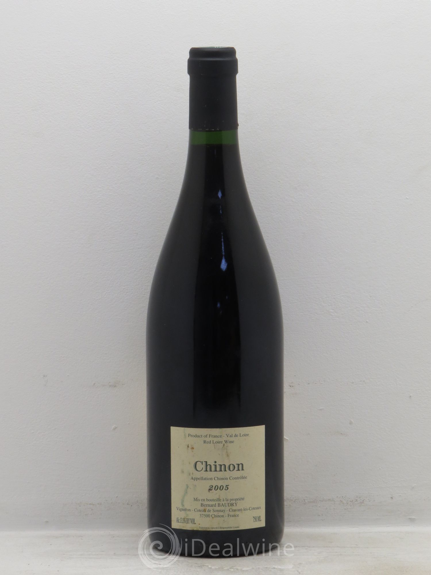Chinon Franc de Pied Bernard Baudry 2005 - Lot de 1 bouteille - 1