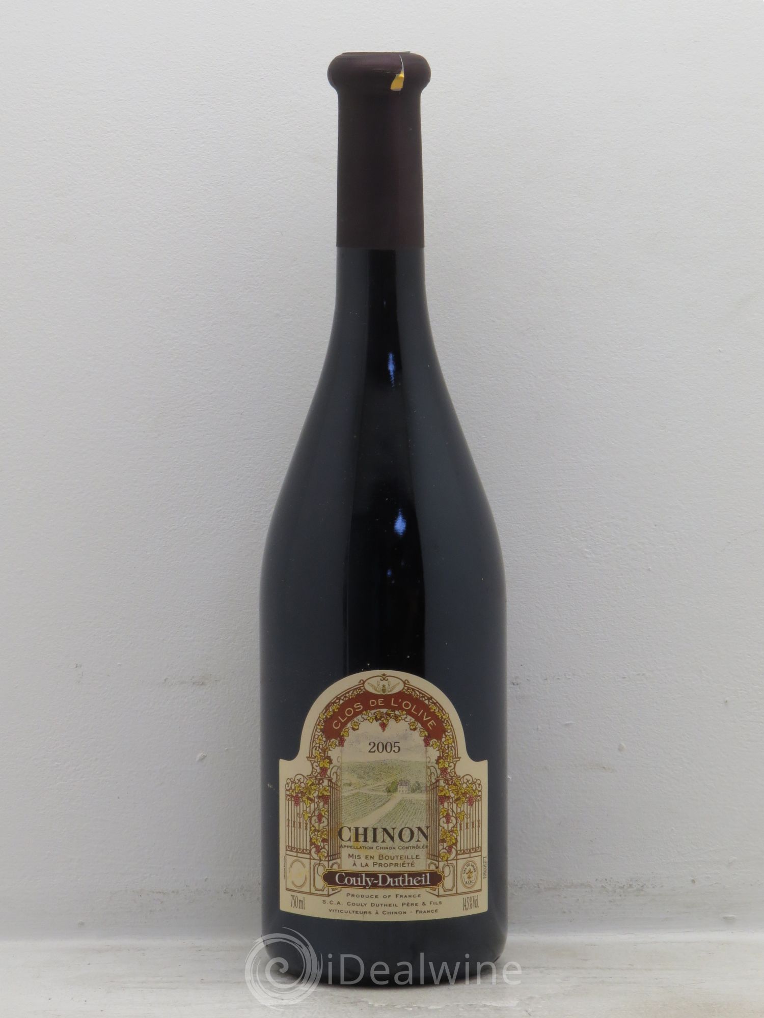 Chinon Clos de l'Olive Domaine Couly-Dutheil 2005 - Posten von 1 Flasche - 0