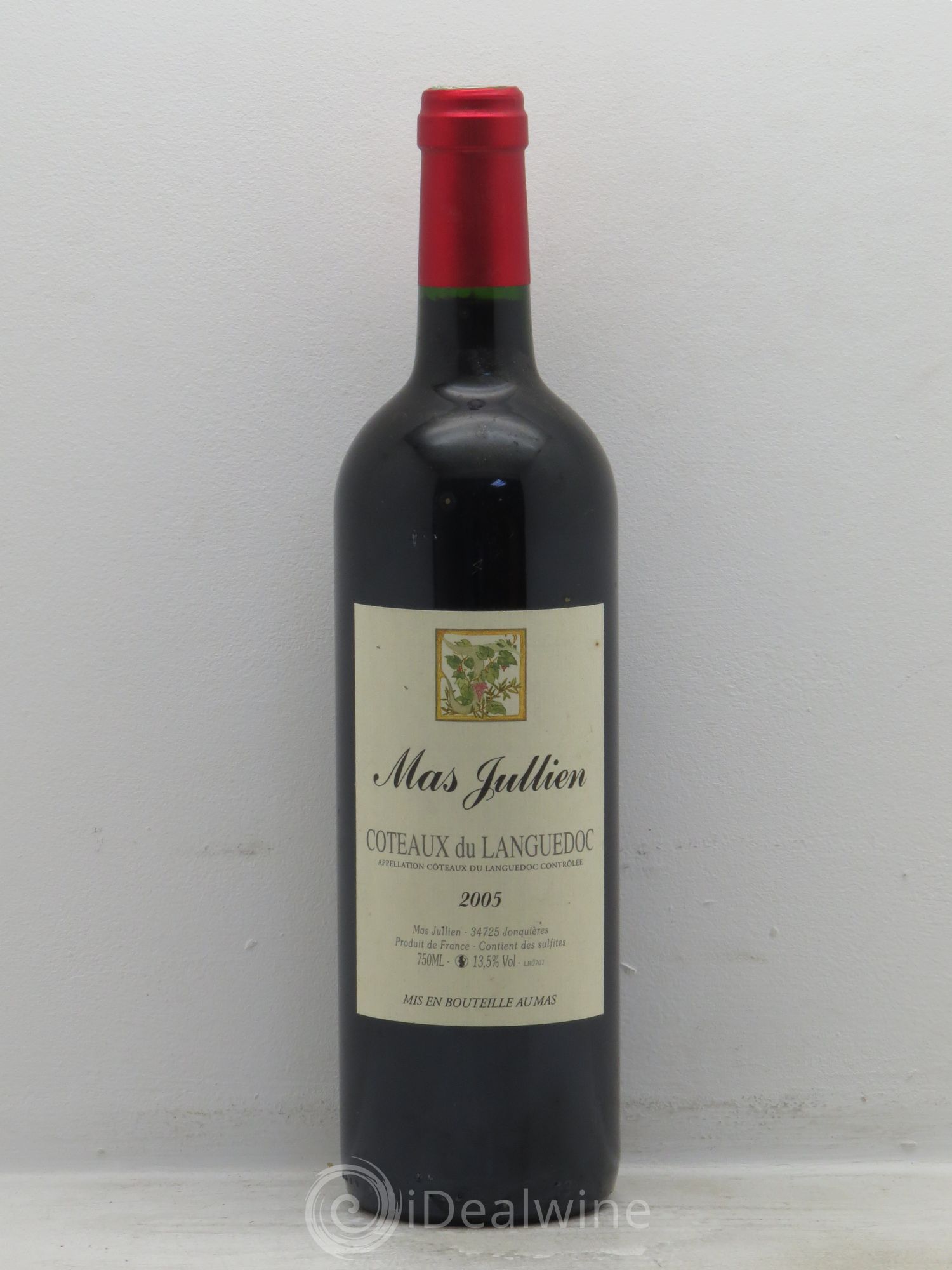 Terrasses du Larzac Mas Jullien Olivier Jullien 2005 - Lot de 1 bouteille - 0