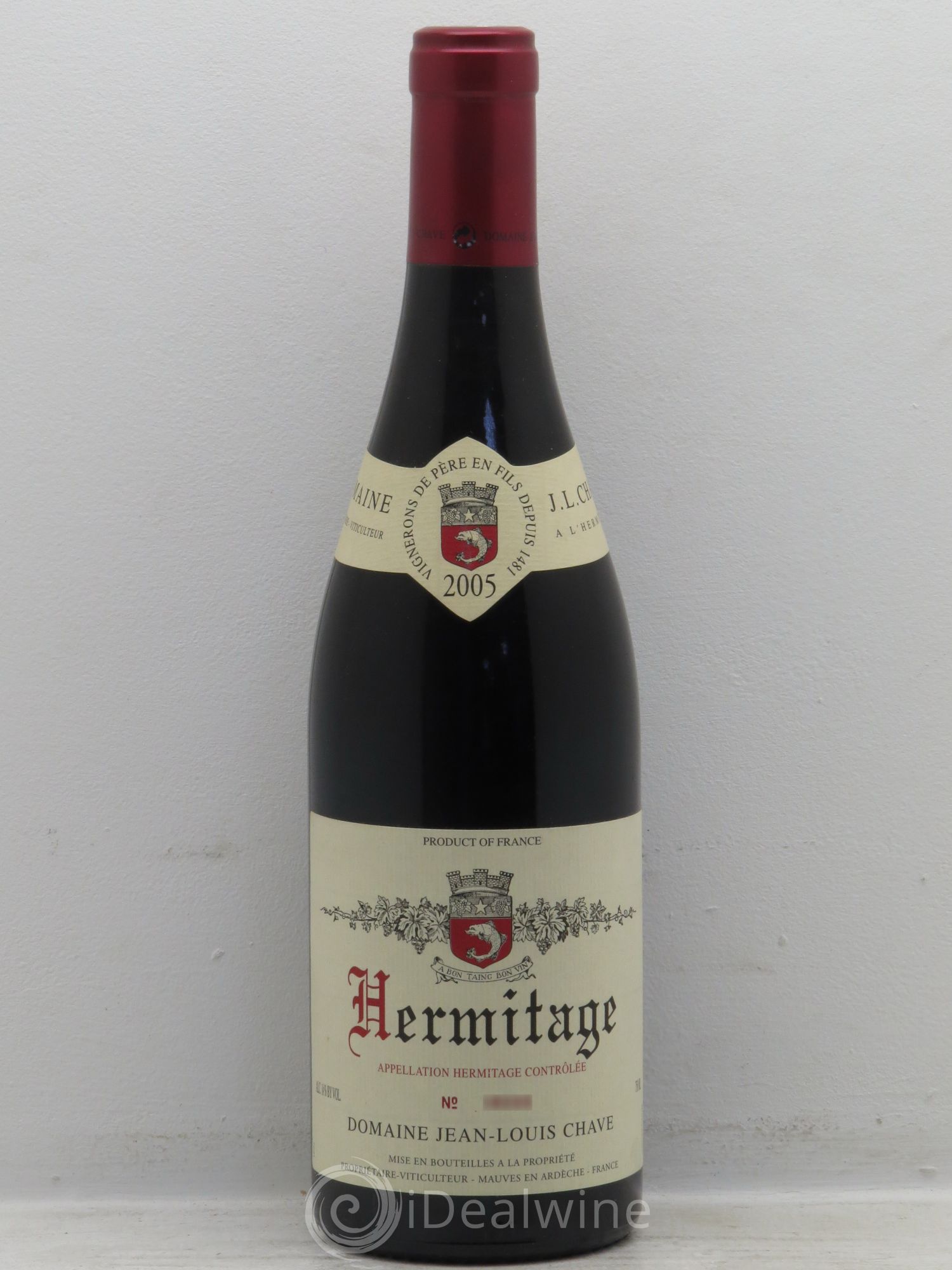 Hermitage Jean-Louis Chave 2005 - Lot de 1 bouteille - 0