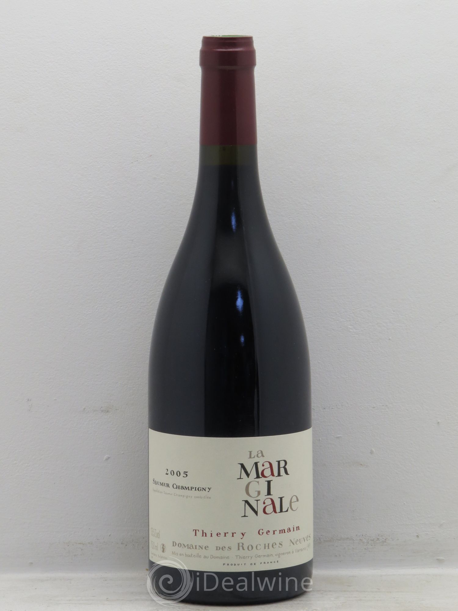 Saumur-Champigny La Marginale Domaine des Roches Neuves - Thierry Germain 2005 - Lot de 1 bouteille - 0