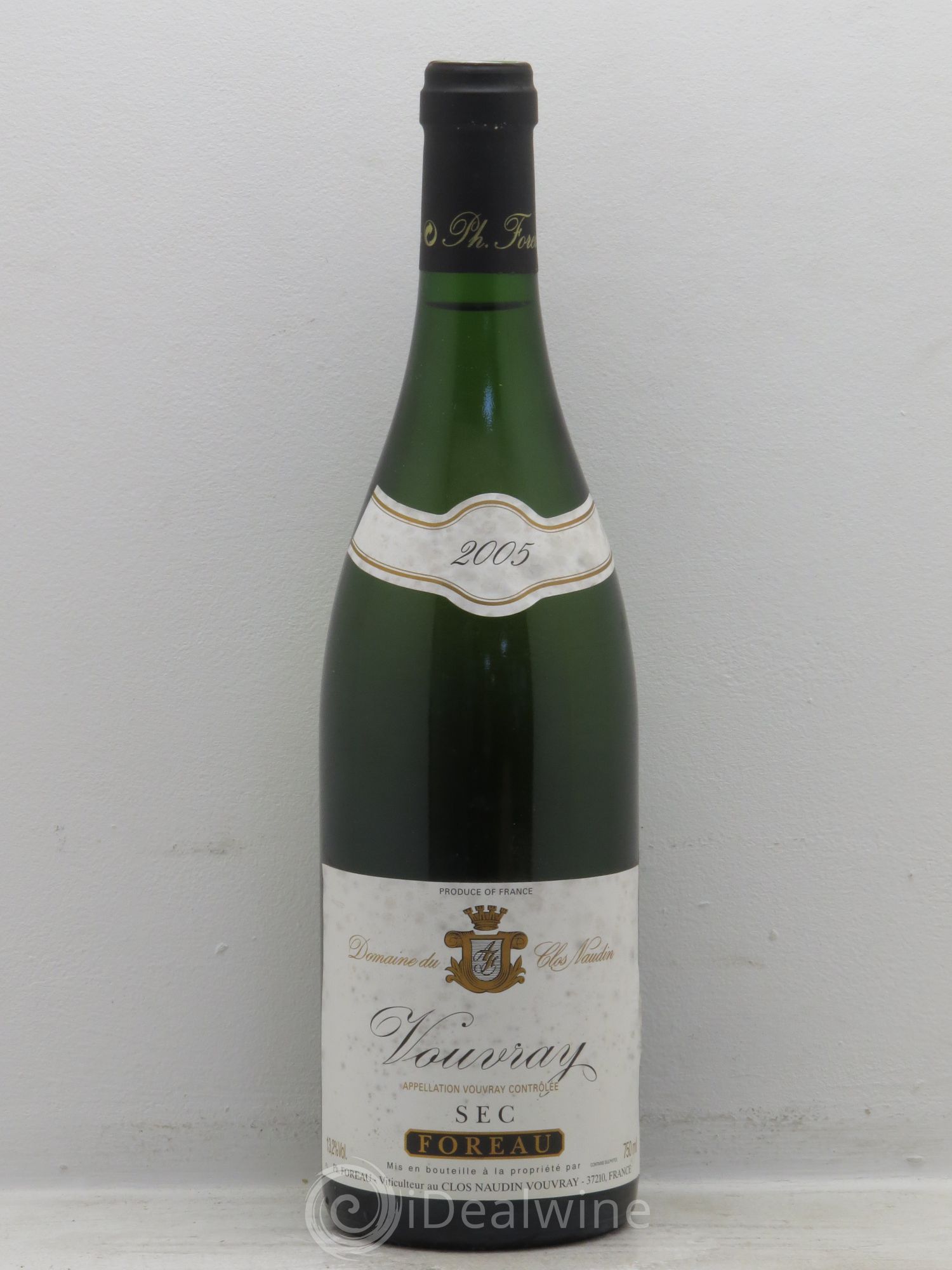 Vouvray Sec Clos Naudin - Philippe Foreau 2005 - Lot de 1 bouteille - 0