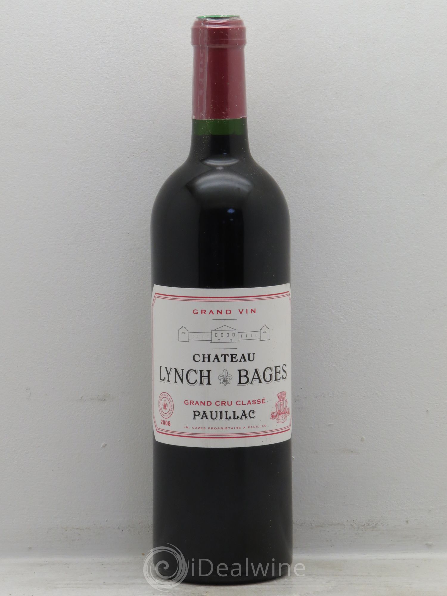 Château Lynch Bages 5ème Grand Cru Classé 2008 - Lot de 1 bouteille - 0