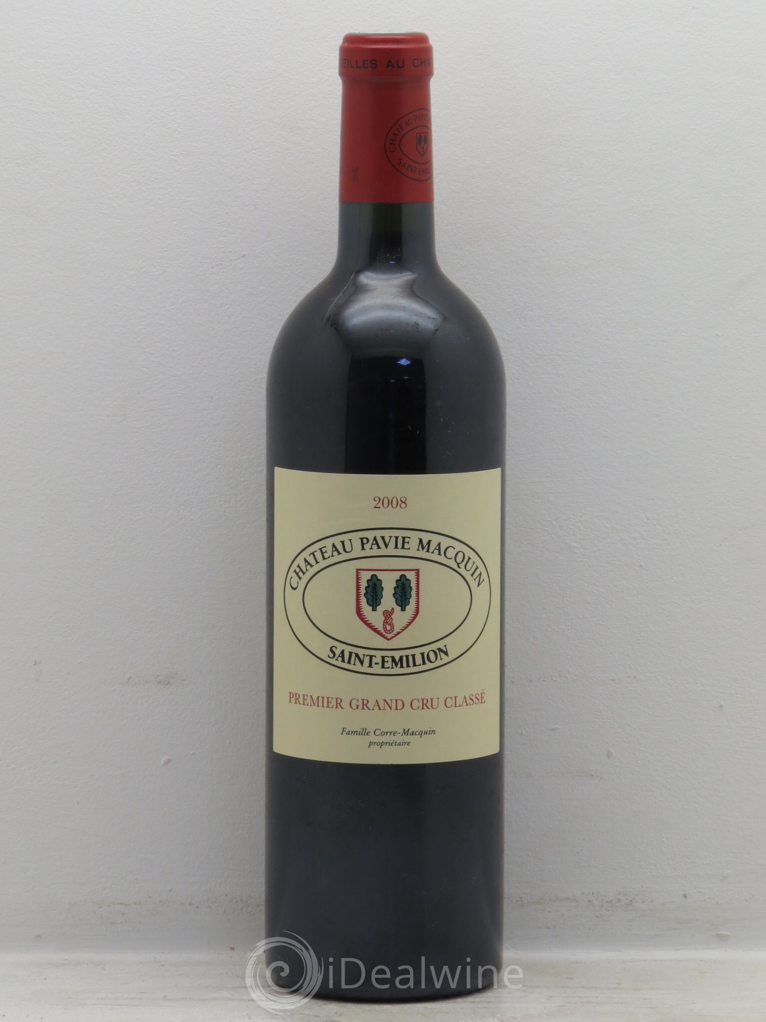 Château Pavie Macquin 1er Grand Cru Classé B 2008 - Lot de 1 bouteille - 0