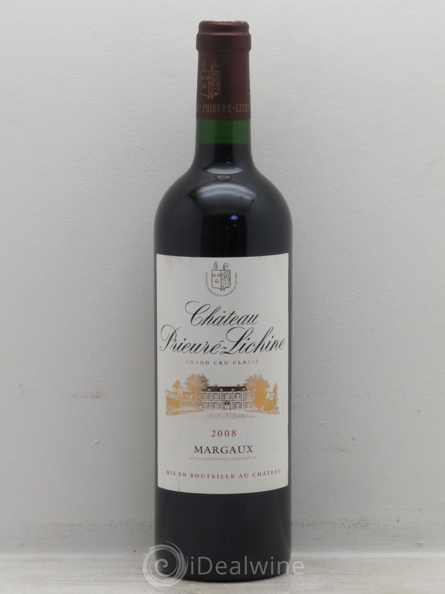 Château Prieuré Lichine 4ème Grand Cru Classé 2008 - Lot de 1 bouteille - 0