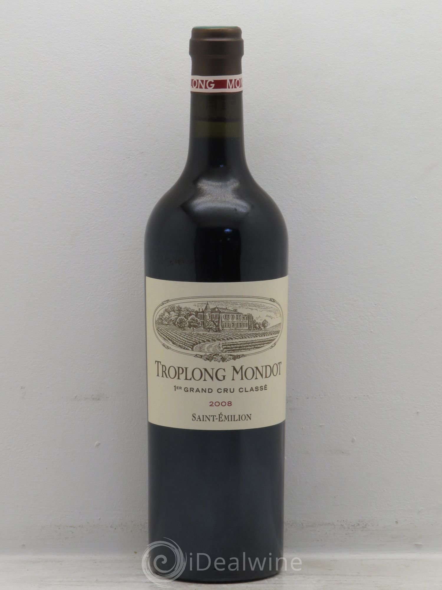 Château Troplong Mondot 1er Grand Cru Classé B 2008 - Lot de 1 bouteille - 0
