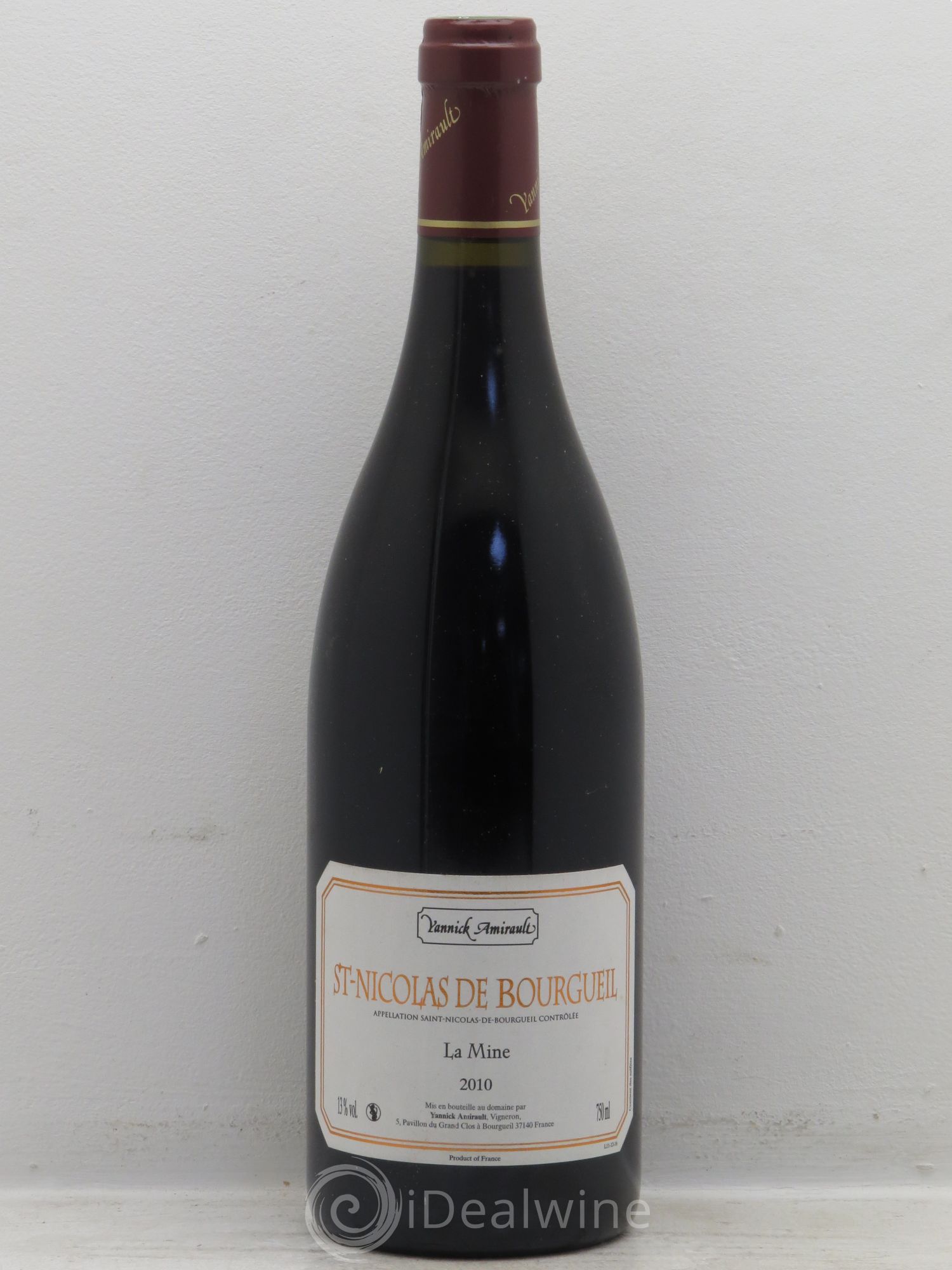 Saint-Nicolas de Bourgueil La Mine Yannick Amirault (Domaine) 2010 - Lot de 1 bouteille - 0