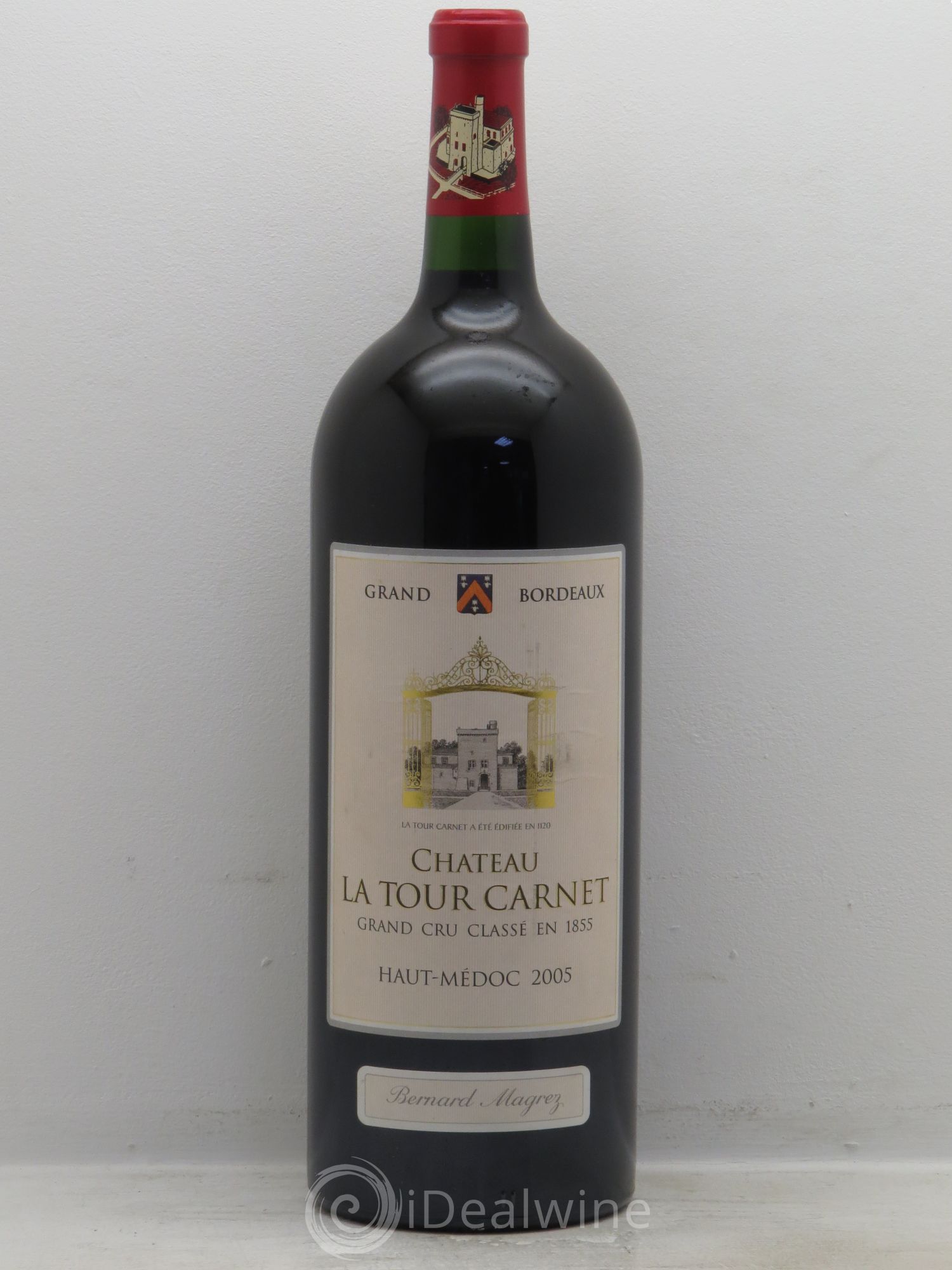 Château la Tour Carnet 4ème Grand Cru Classé 2005 - Lot de 1 magnum - 0