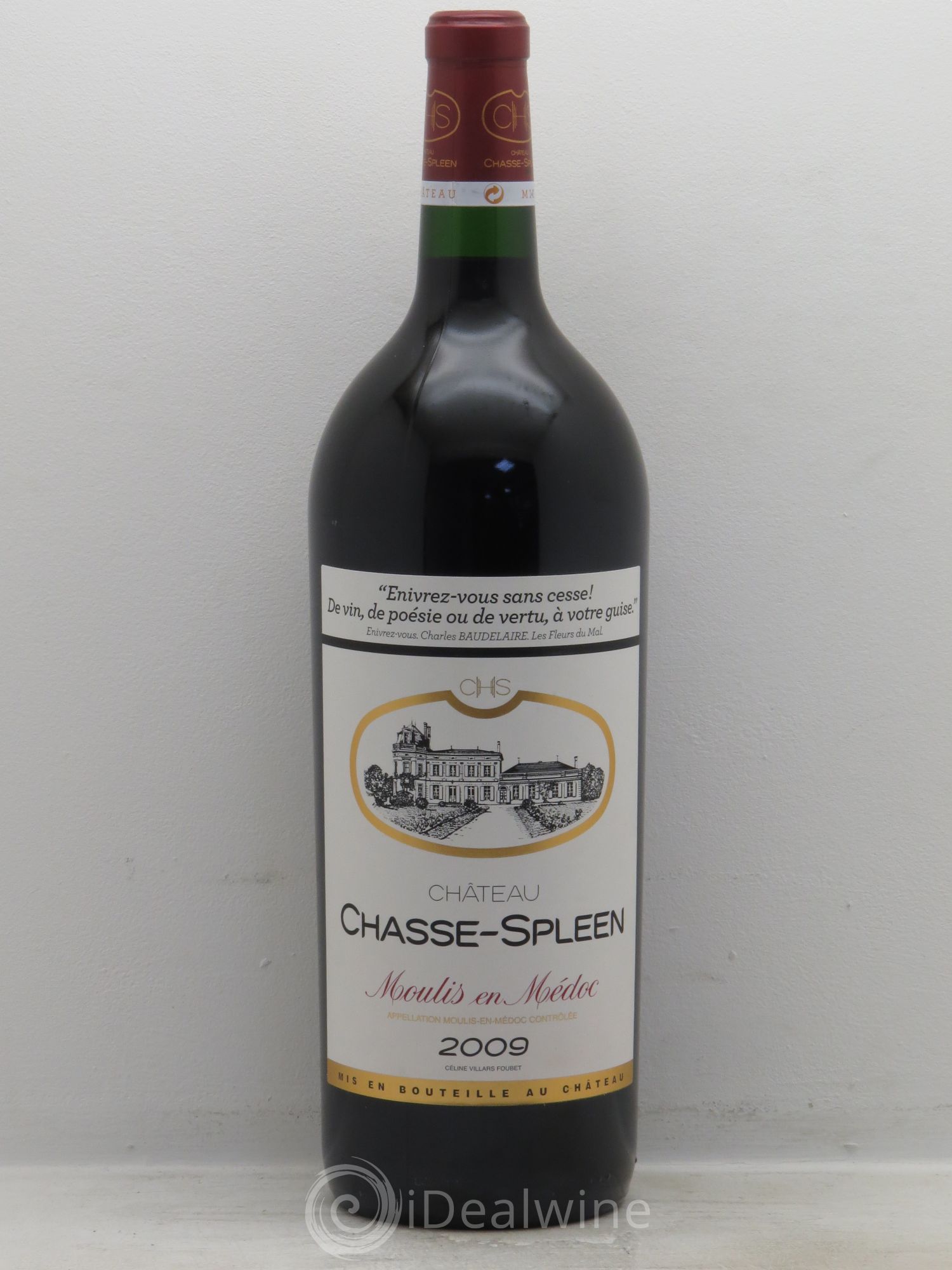 Château Chasse Spleen 2009 - Lot de 1 magnum - 0