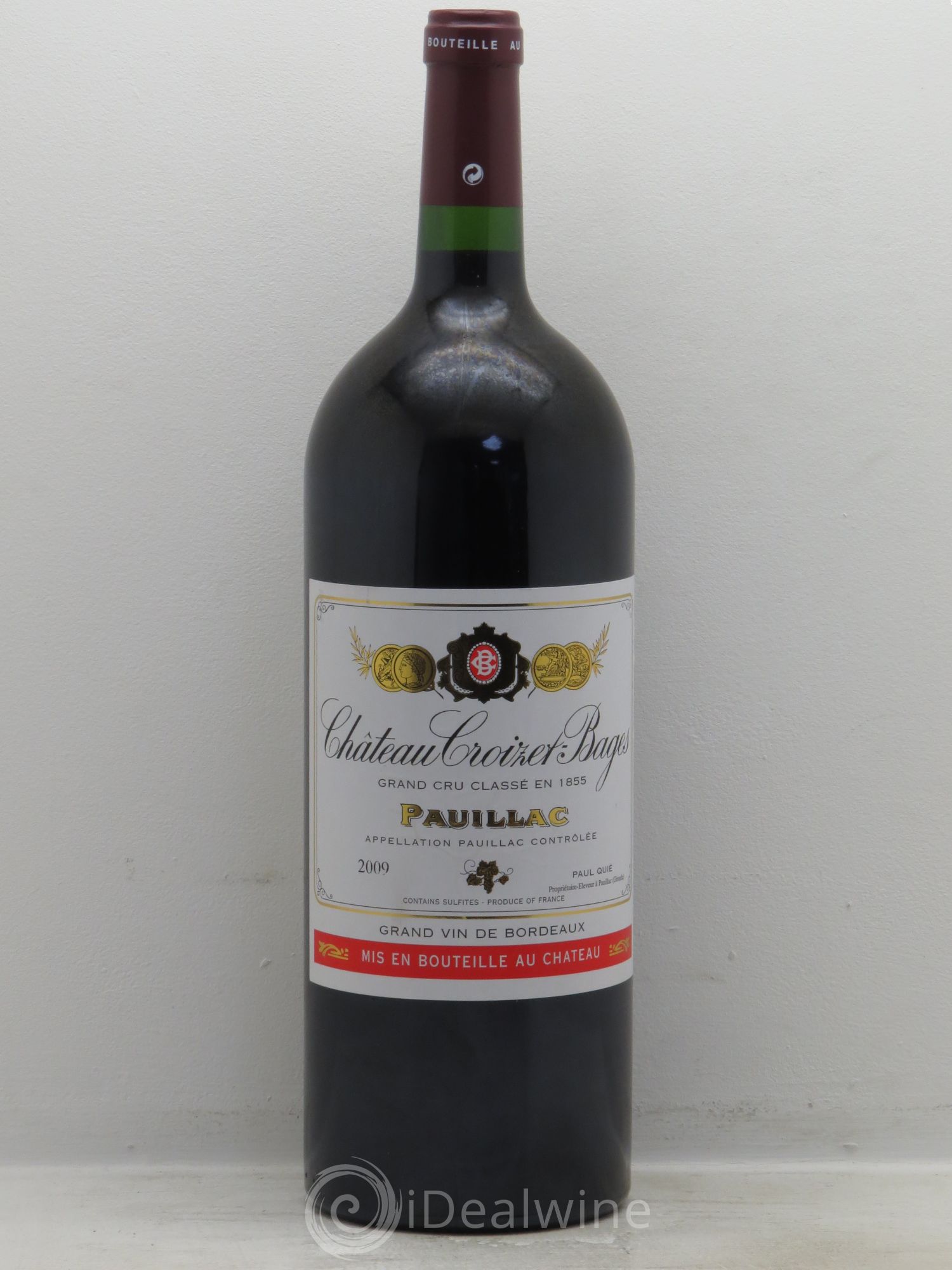 Château Croizet Bages 5ème Grand Cru Classé 2009 - Lot de 1 magnum - 0