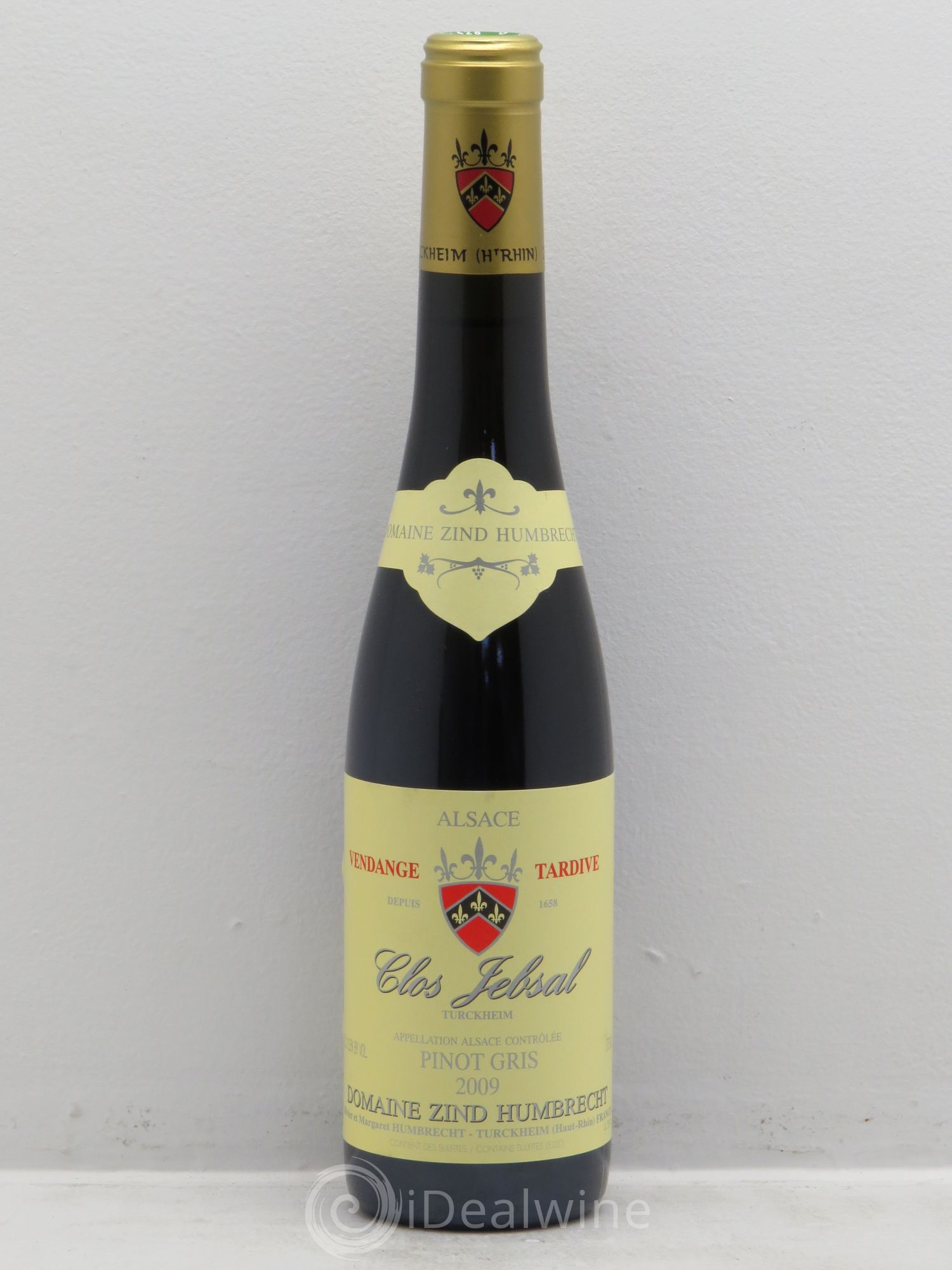 Alsace Pinot Gris Clos Jebsal Vendanges Tardives Zind-Humbrecht (Domaine) 2009 - Lotto di 1 mezza bottiglia - 0
