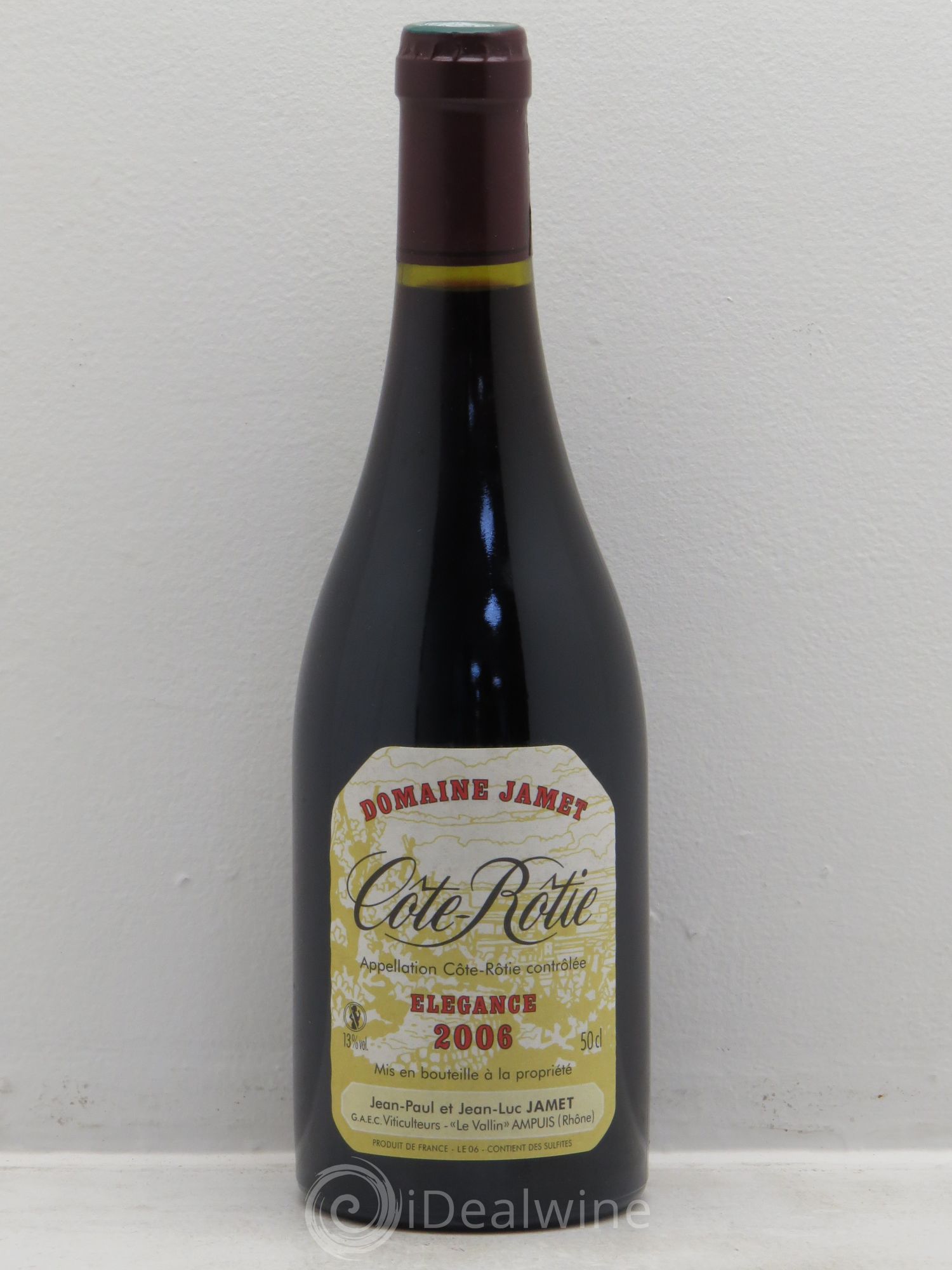 Côte-Rôtie Jamet (Domaine) Elégance (50cl) 2006 - Lot de 1 bouteille - 0