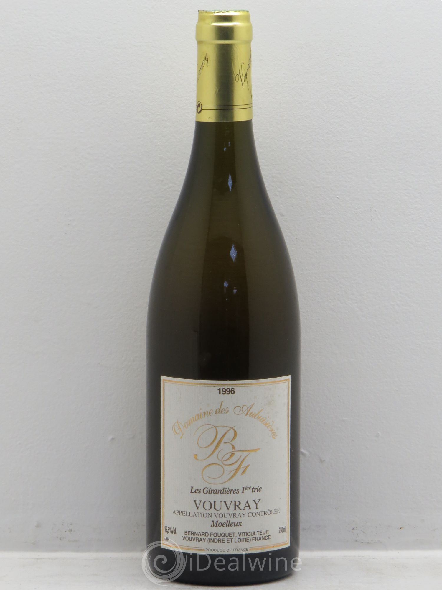Vouvray 1ères tries .Les Girardières 1996 - Lotto di 1 bottiglia - 0