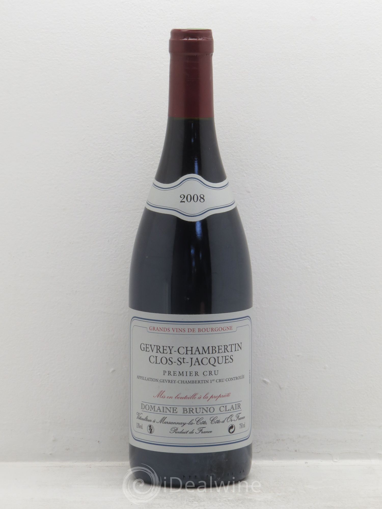 Gevrey-Chambertin 1er Cru Clos Saint Jacques Clair Daü 2008 - Lot de 1 bouteille - 0