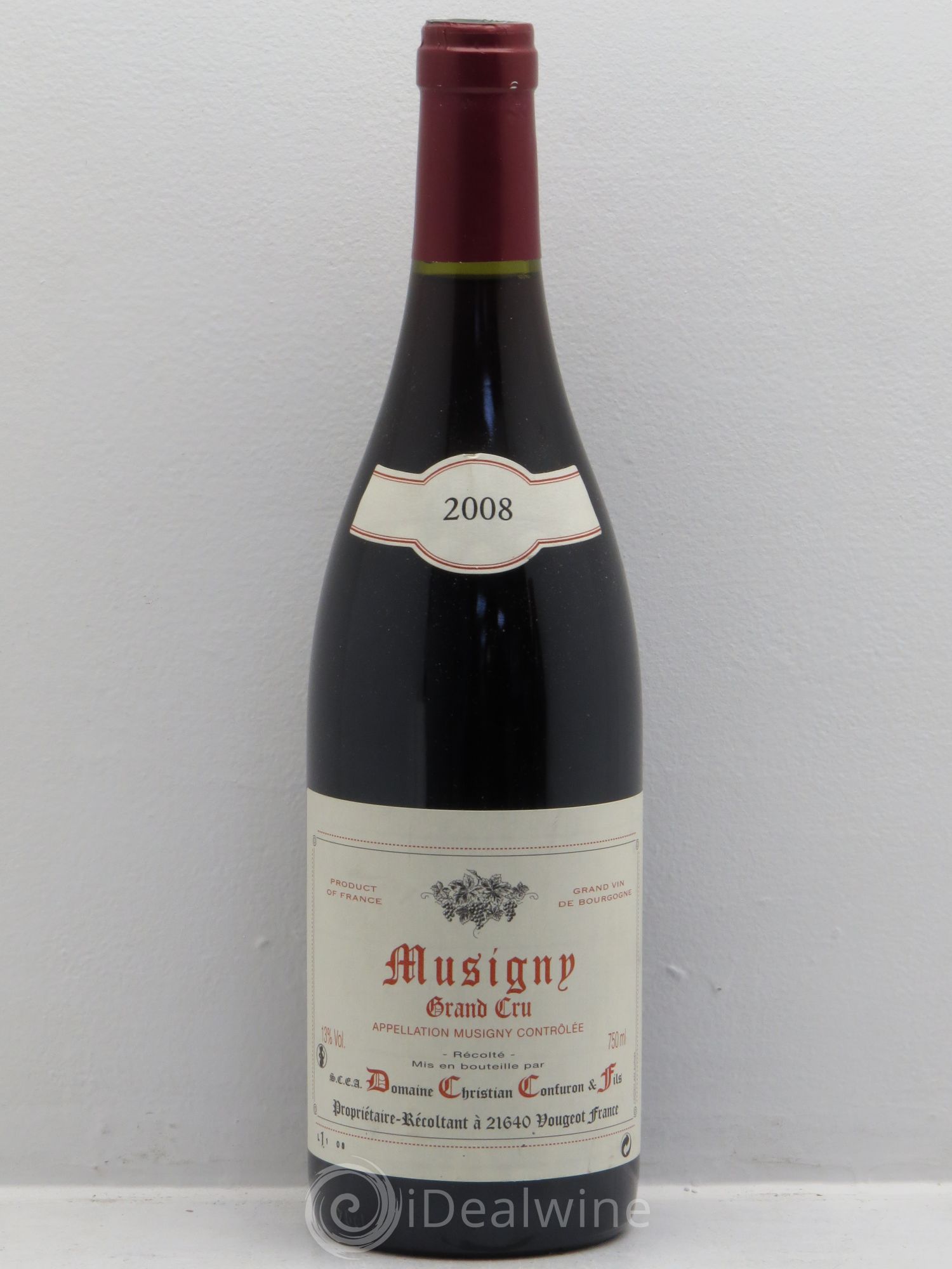 Musigny Grand Cru Christian Confuron 2008 - Lot de 1 bouteille - 0