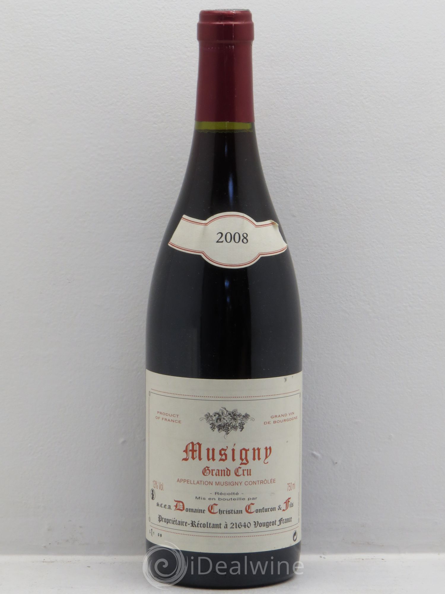 Musigny Grand Cru Christian Confuron 2008 - Lot de 1 bouteille - 0