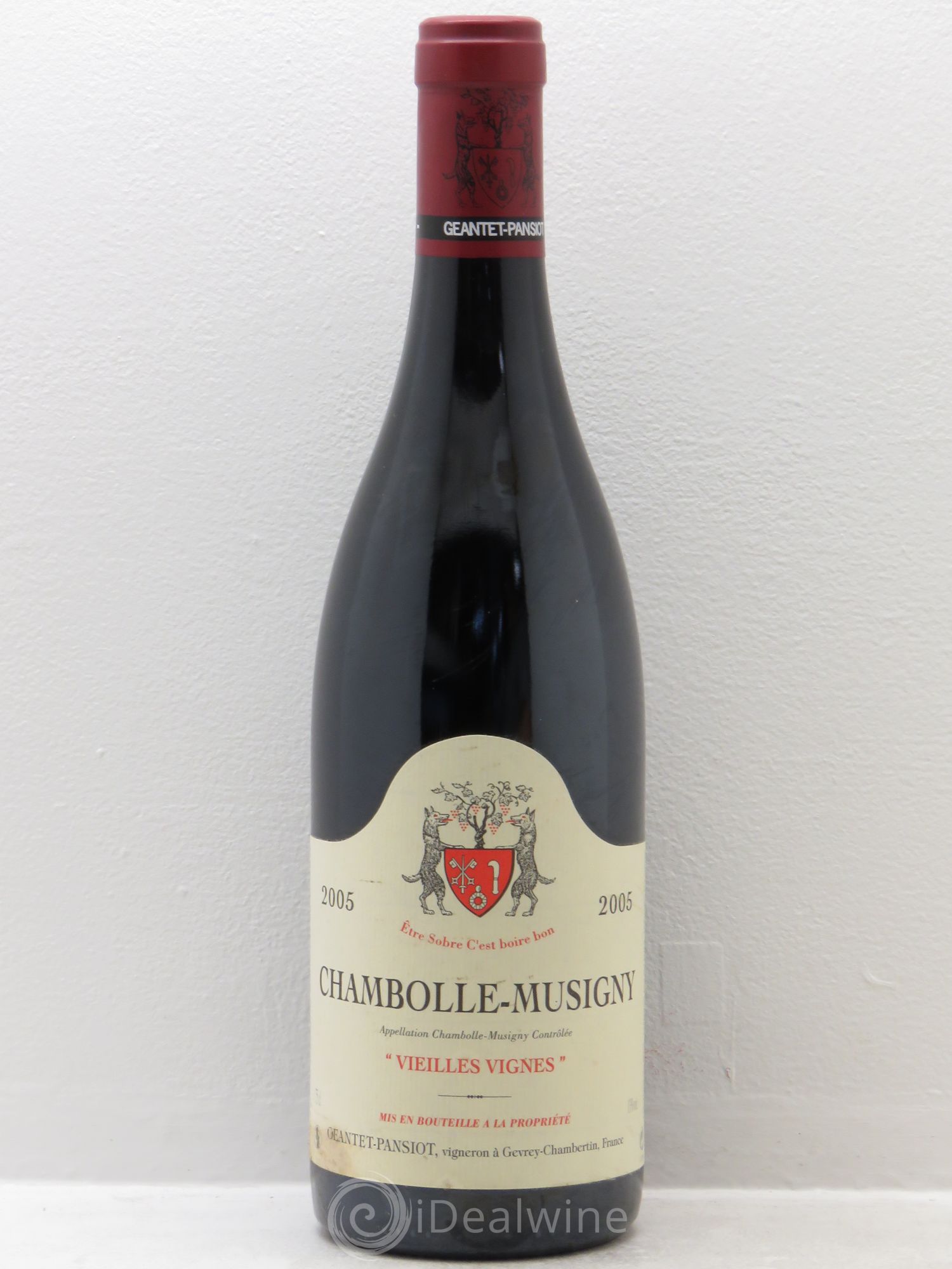 Chambolle-Musigny Vieilles vignes Geantet-Pansiot 2005 - Lot de 1 bouteille - 0