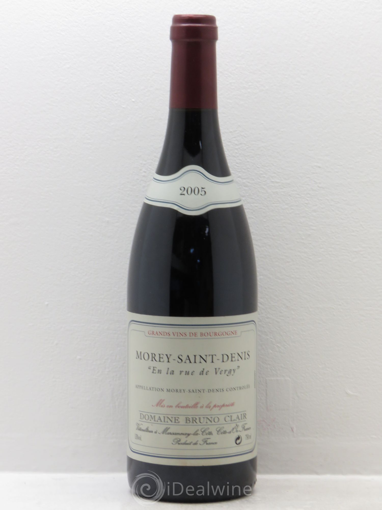 Morey-Saint-Denis En la Rue de Vergy Bruno Clair (Domaine) 2005 - Lot de 1 bouteille - 0