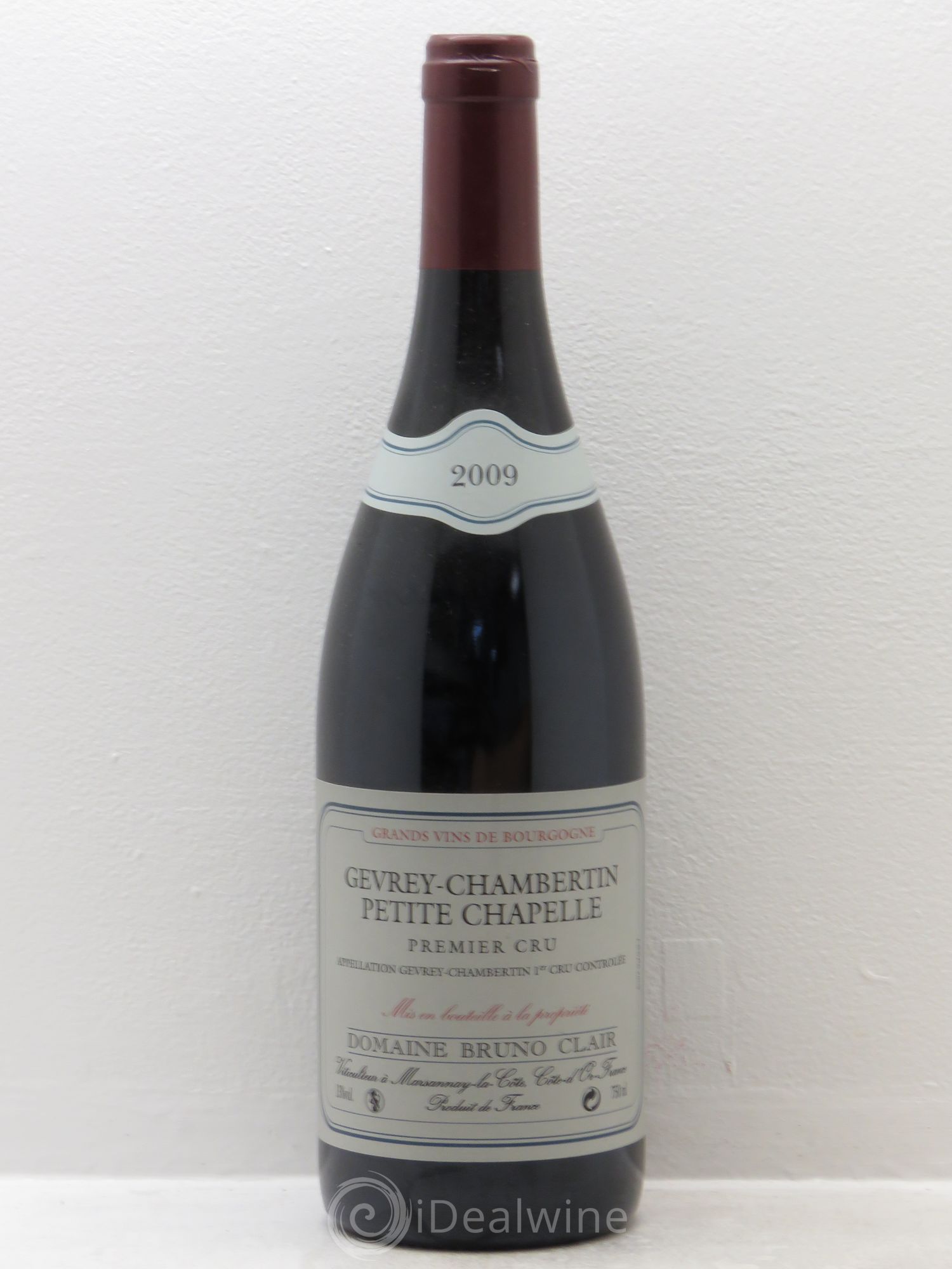 Gevrey-Chambertin 1er Cru Petite Chapelle Bruno Clair (Domaine) 2009 - Lot de 1 bouteille - 0