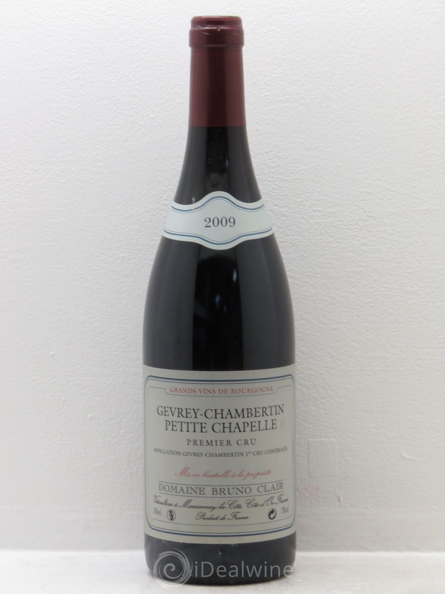 Gevrey-Chambertin 1er Cru Petite Chapelle Bruno Clair (Domaine) 2009 - Lot de 1 bouteille - 0