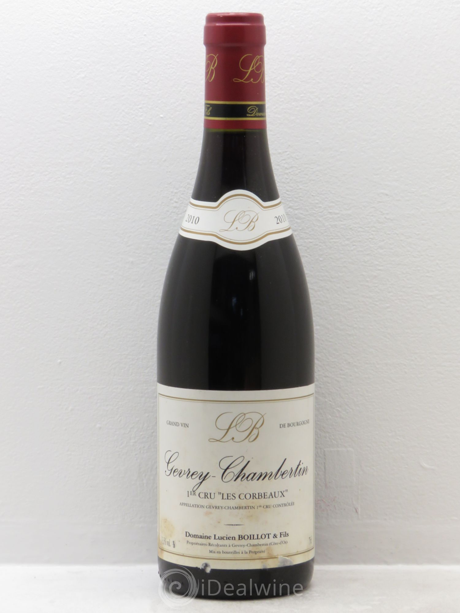 Gevrey-Chambertin 1er Cru Les Corbeaux Lucien Boillot & Fils (Domaine) 2010 - Lot de 1 bouteille - 0