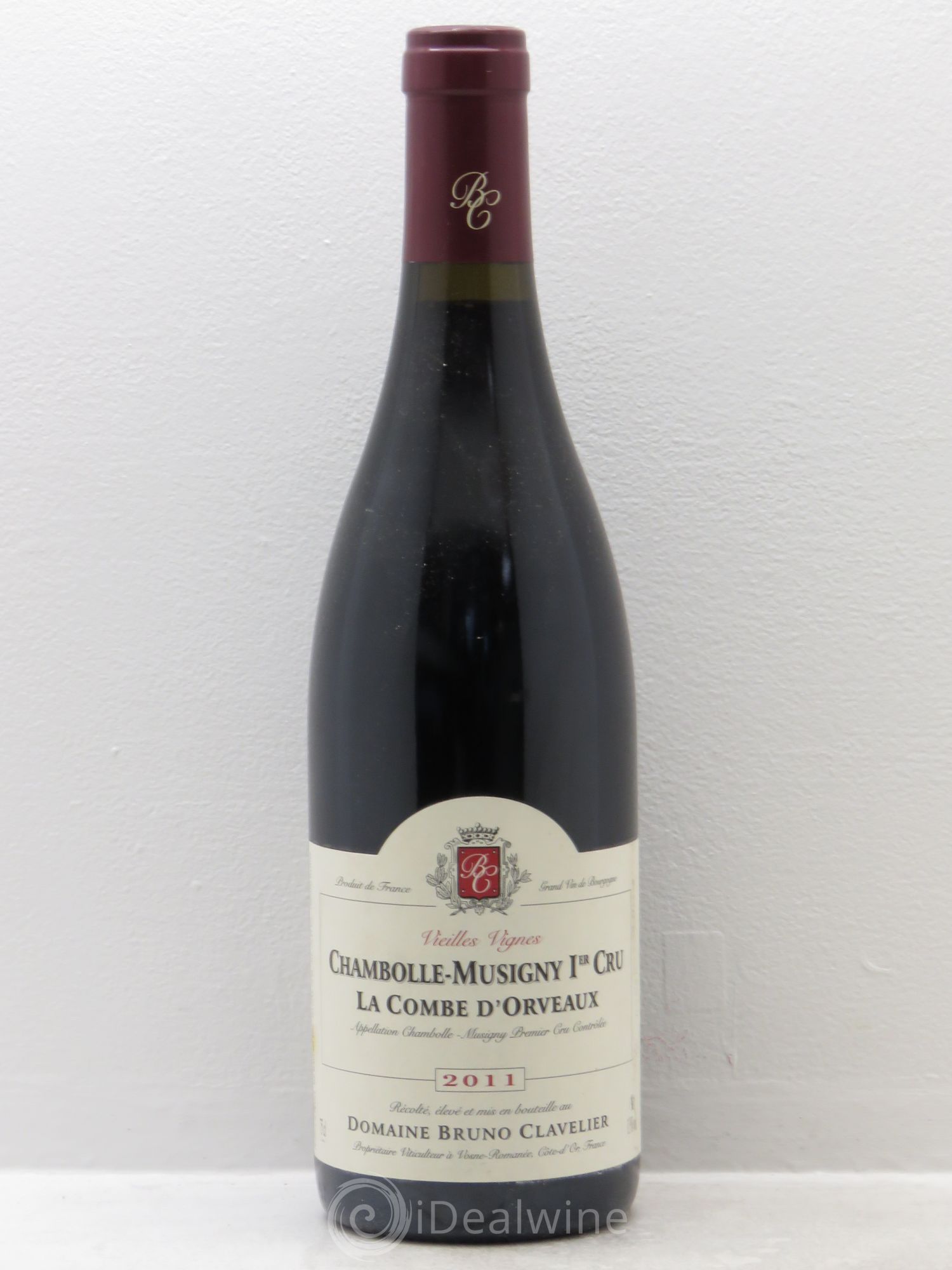 Chambolle-Musigny 1er Cru La Combe d'Orveaux Vieilles Vignes Bruno Clavelier 2011 - Lot de 1 bouteille - 0