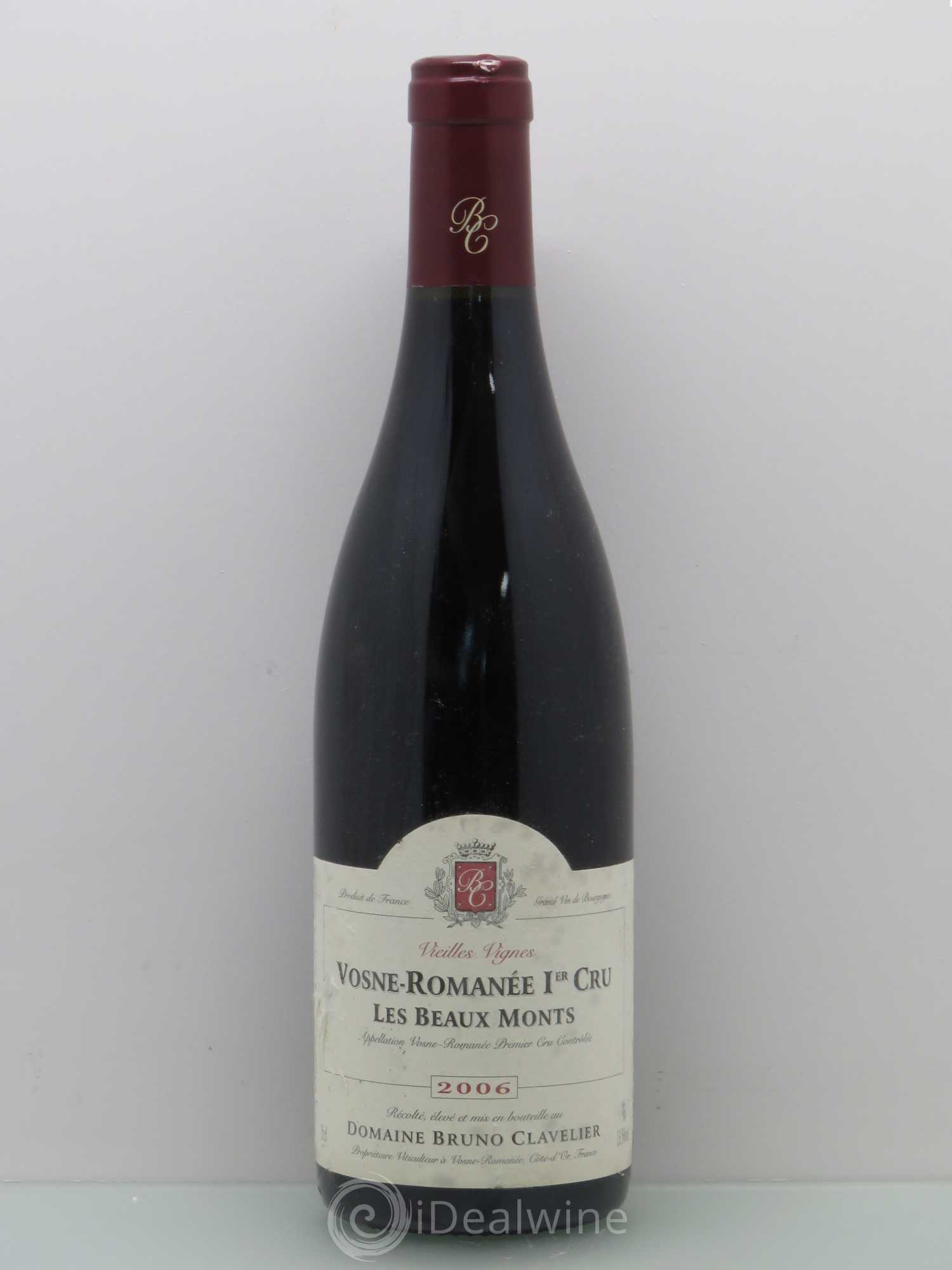 Vosne-Romanée 1er Cru Beaux Monts - Bruno Clavelier 2006 - Posten von 1 Flasche - 0