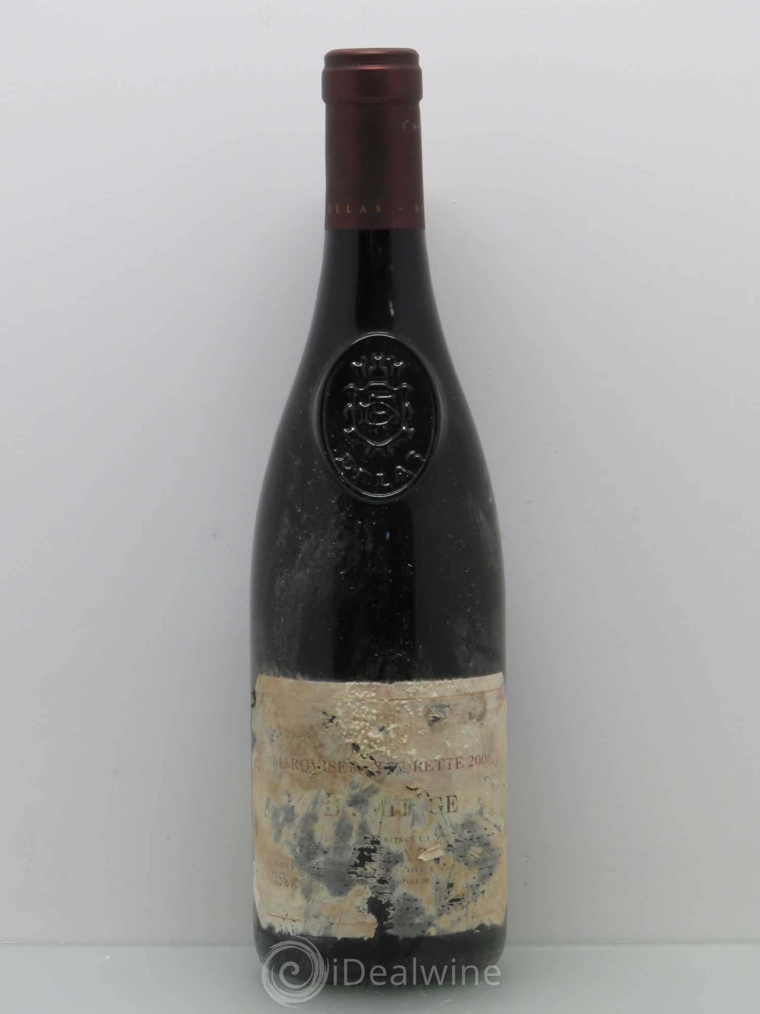 Hermitage Marquise de la Tourette Delas Frères 2006 - Lot de 1 bouteille - 0