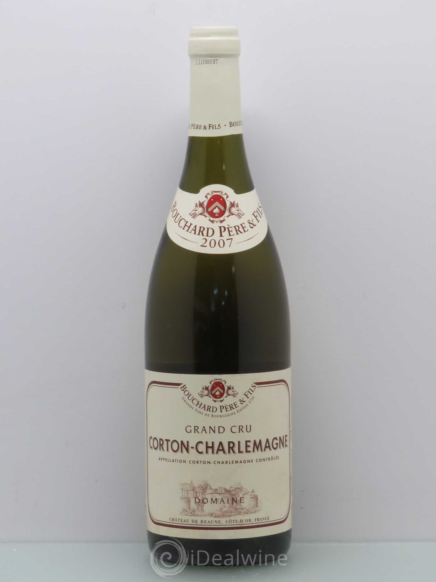 Corton-Charlemagne Grand Cru Bouchard Père & Fils 2007 - Lot de 1 bouteille - 0