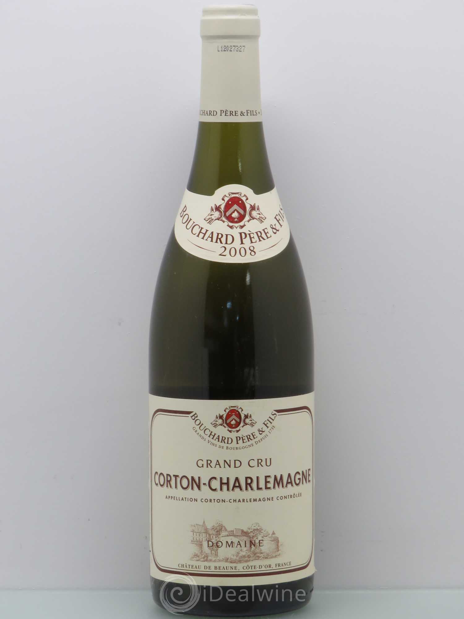 Corton-Charlemagne Grand Cru Bouchard Père & Fils 2008 - Lot de 1 bouteille - 0
