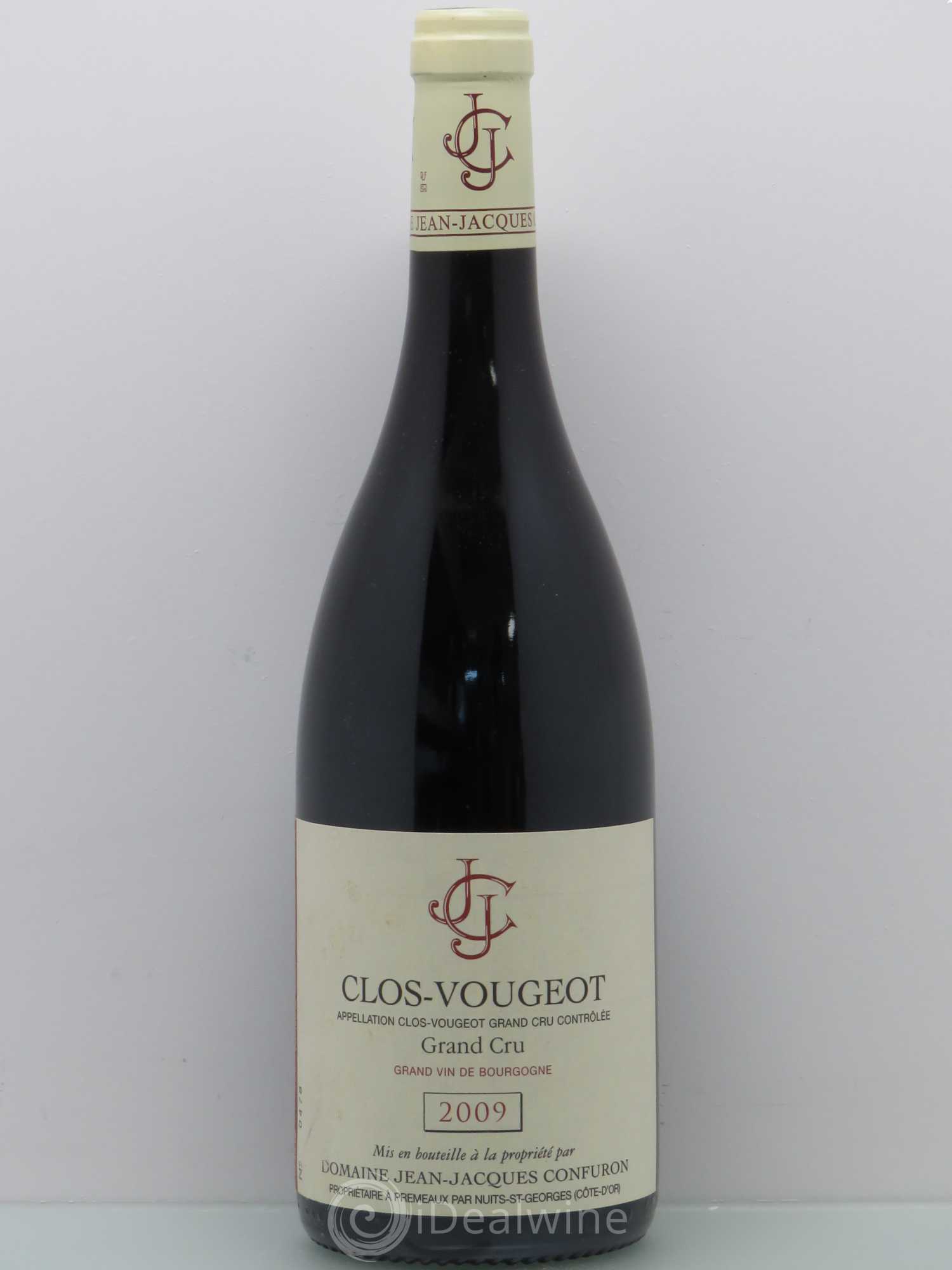 Clos de Vougeot Grand Cru Jean-Jacques Confuron 2009 - Lot de 1 bouteille - 0