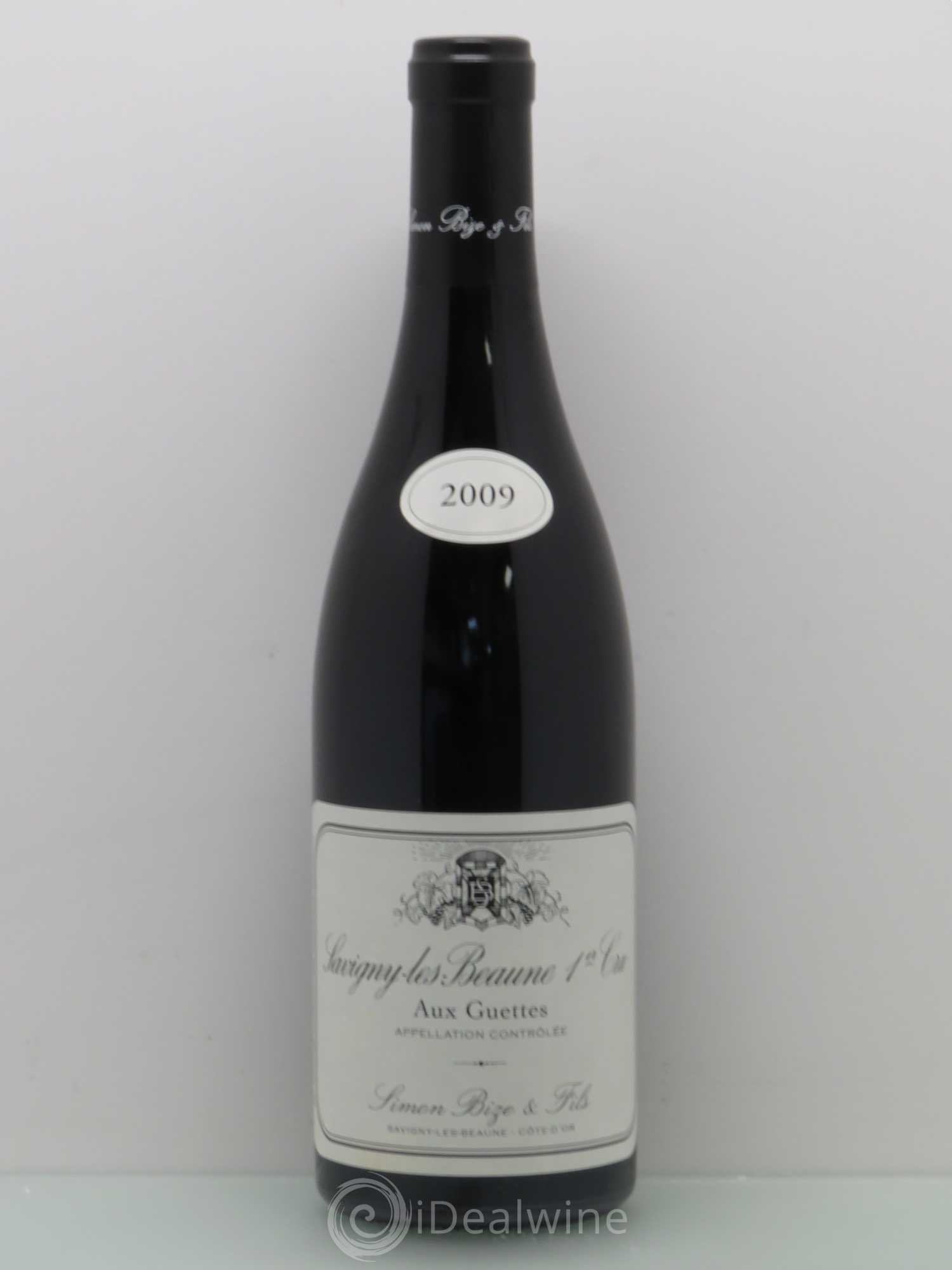 Savigny-lès-Beaune 1er Cru Aux Guettes - Simon Bize 2009 - Posten von 1 Flasche - 0