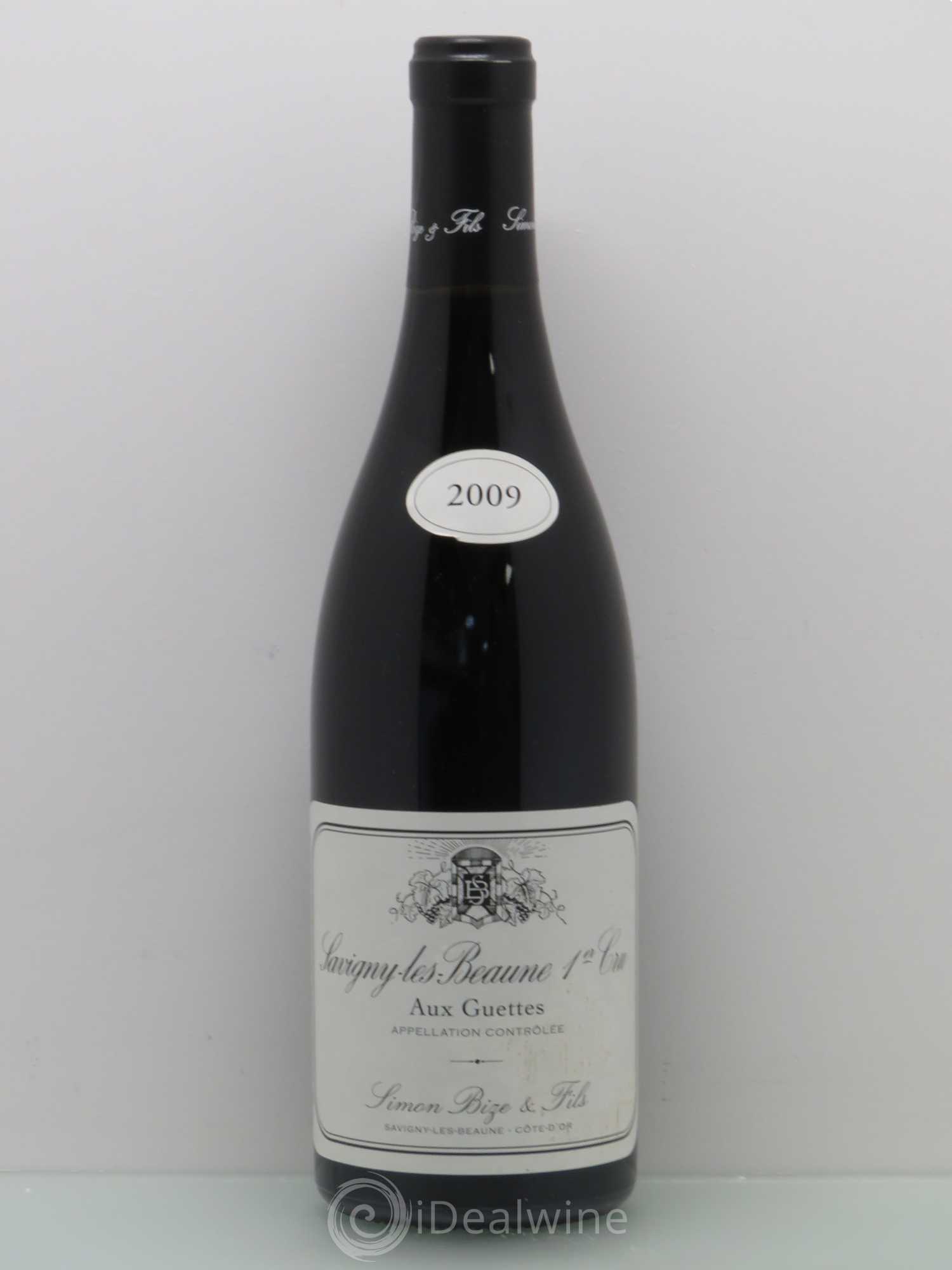 Savigny-lès-Beaune 1er Cru Aux Guettes - Simon Bize 2009 - Posten von 1 Flasche - 0