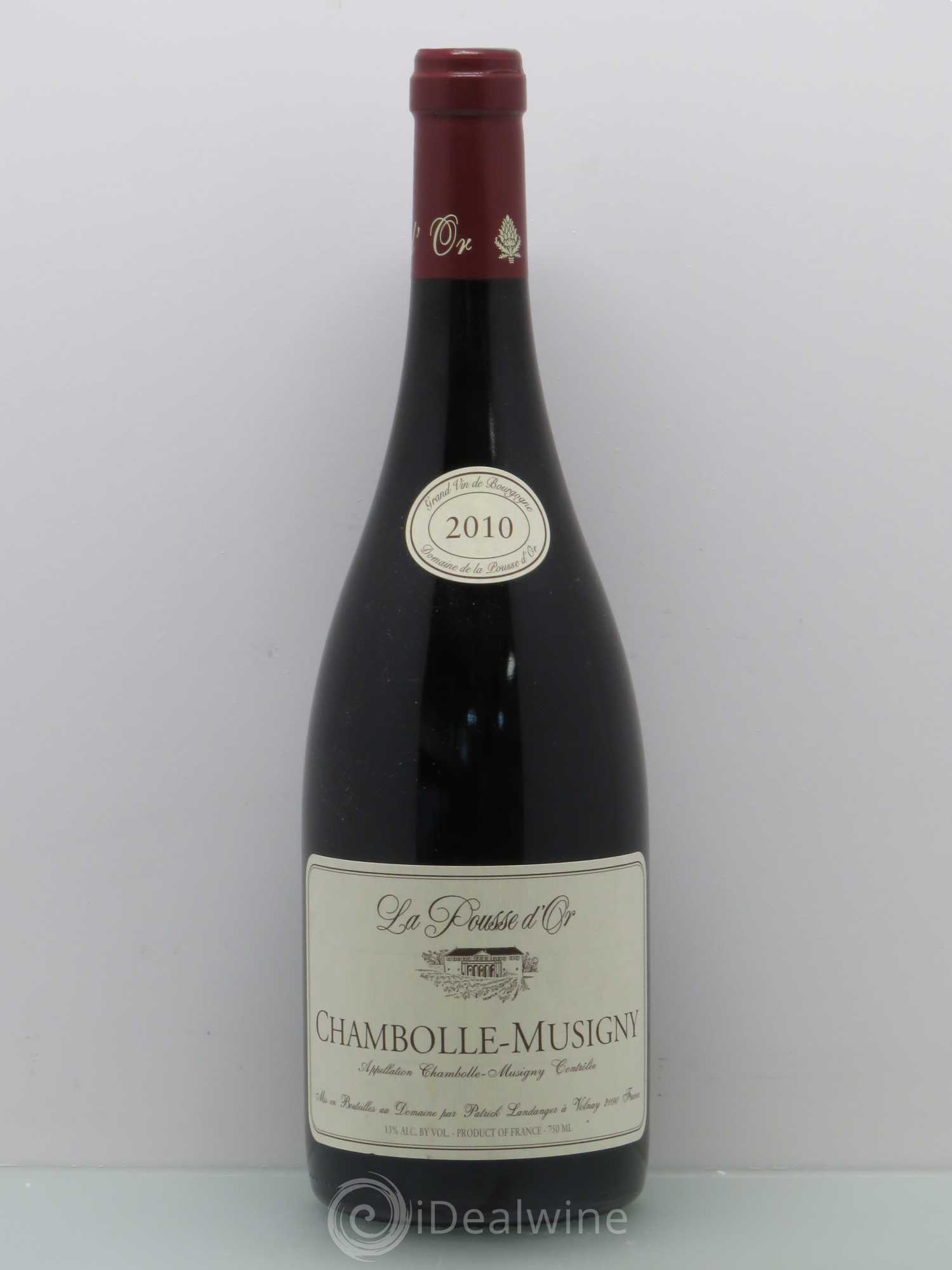 Chambolle-Musigny La Pousse d'Or (Domaine de) 2010 - Lot de 1 bouteille - 0
