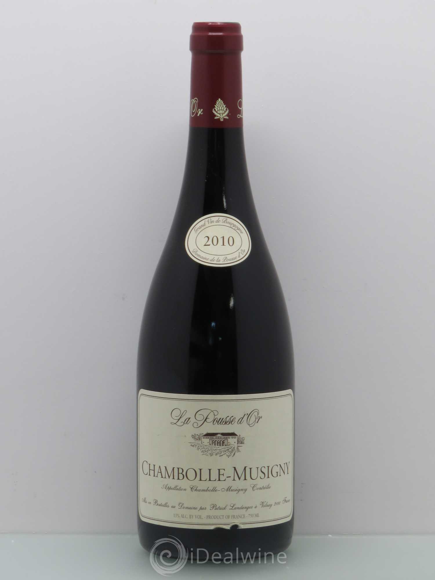 Chambolle-Musigny La Pousse d'Or (Domaine de) 2010 - Lot de 1 bouteille - 0
