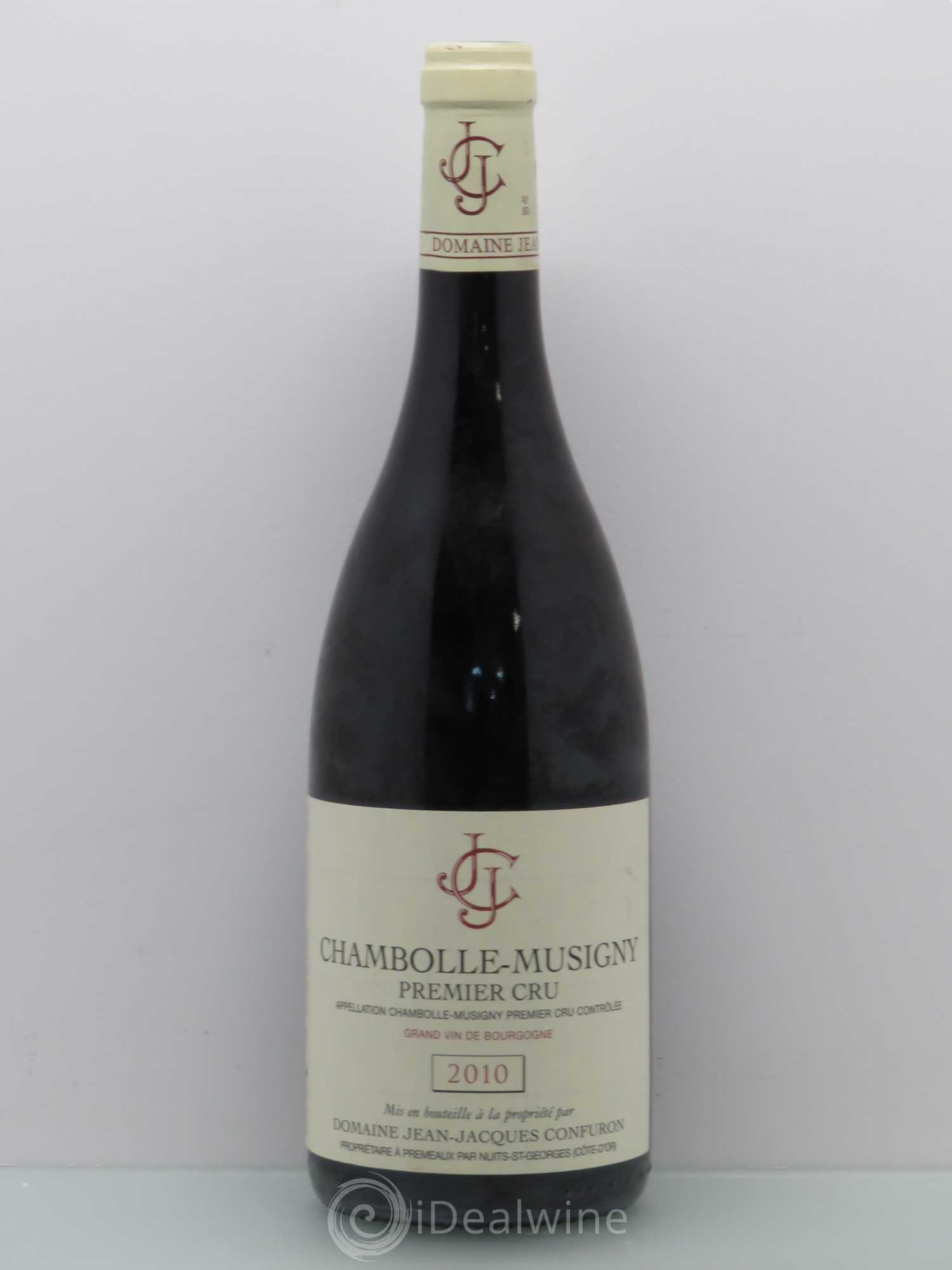 Chambolle-Musigny 1er Cru Jean Jacques Confuron 2010 - Lot de 1 bouteille - 0