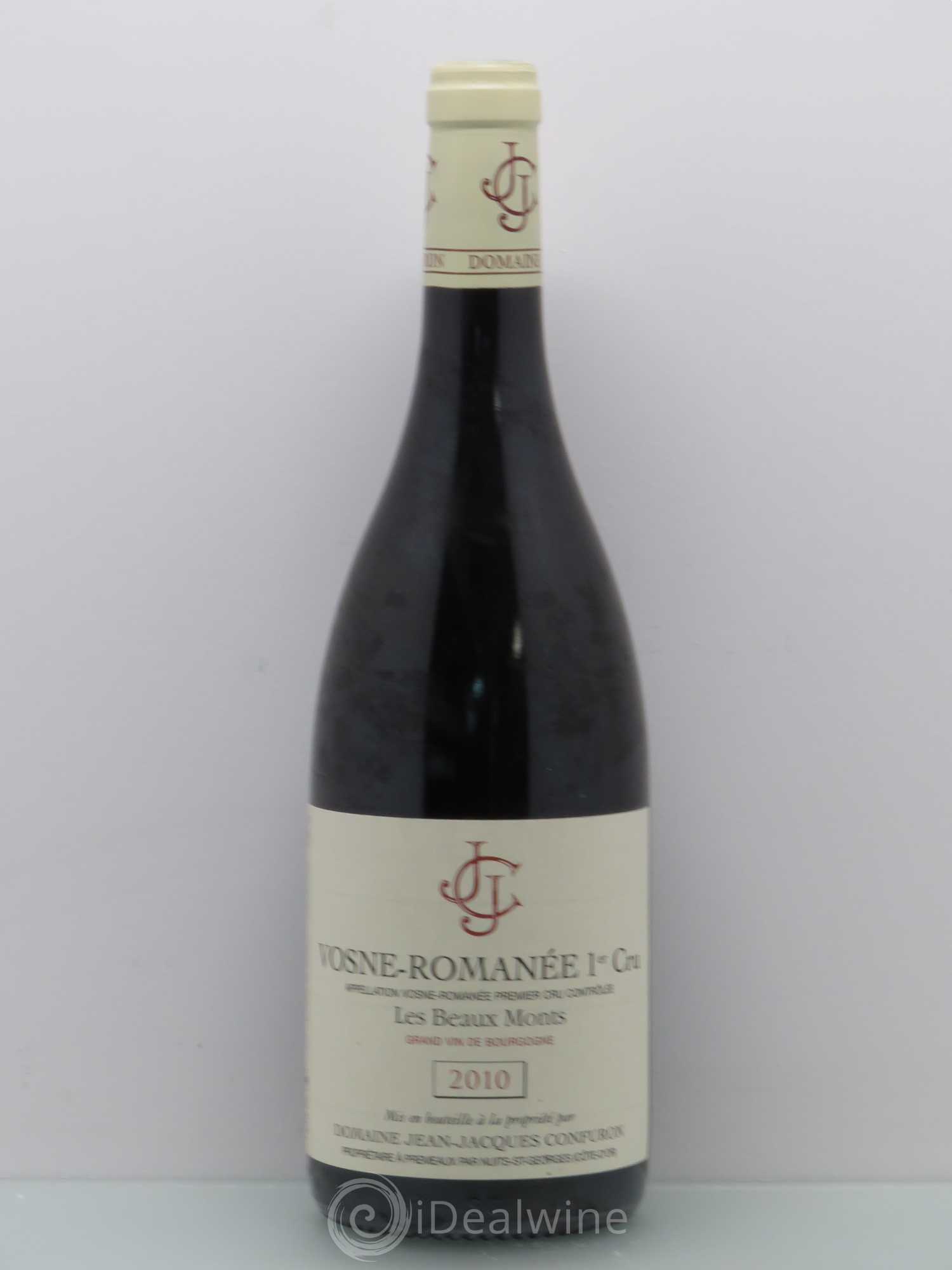 Vosne-Romanée 1er Cru Les Beaux Monts Jean-Jacques Confuron 2010 - Lot de 1 bouteille - 0