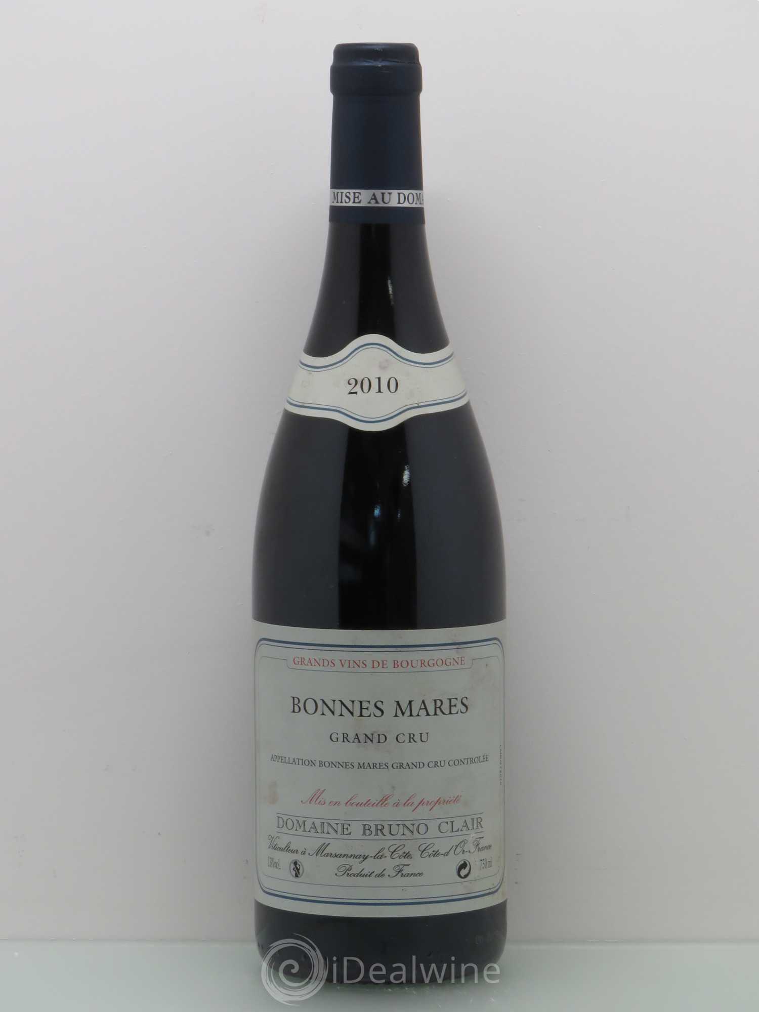Bonnes-Mares Grand Cru Bruno Clair (Domaine) 2010 - Lot de 1 bouteille - 0