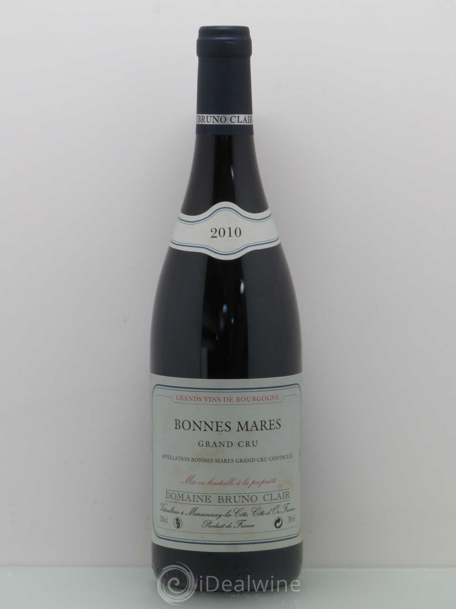 Bonnes-Mares Grand Cru Bruno Clair (Domaine) 2010 - Lot de 1 bouteille - 0