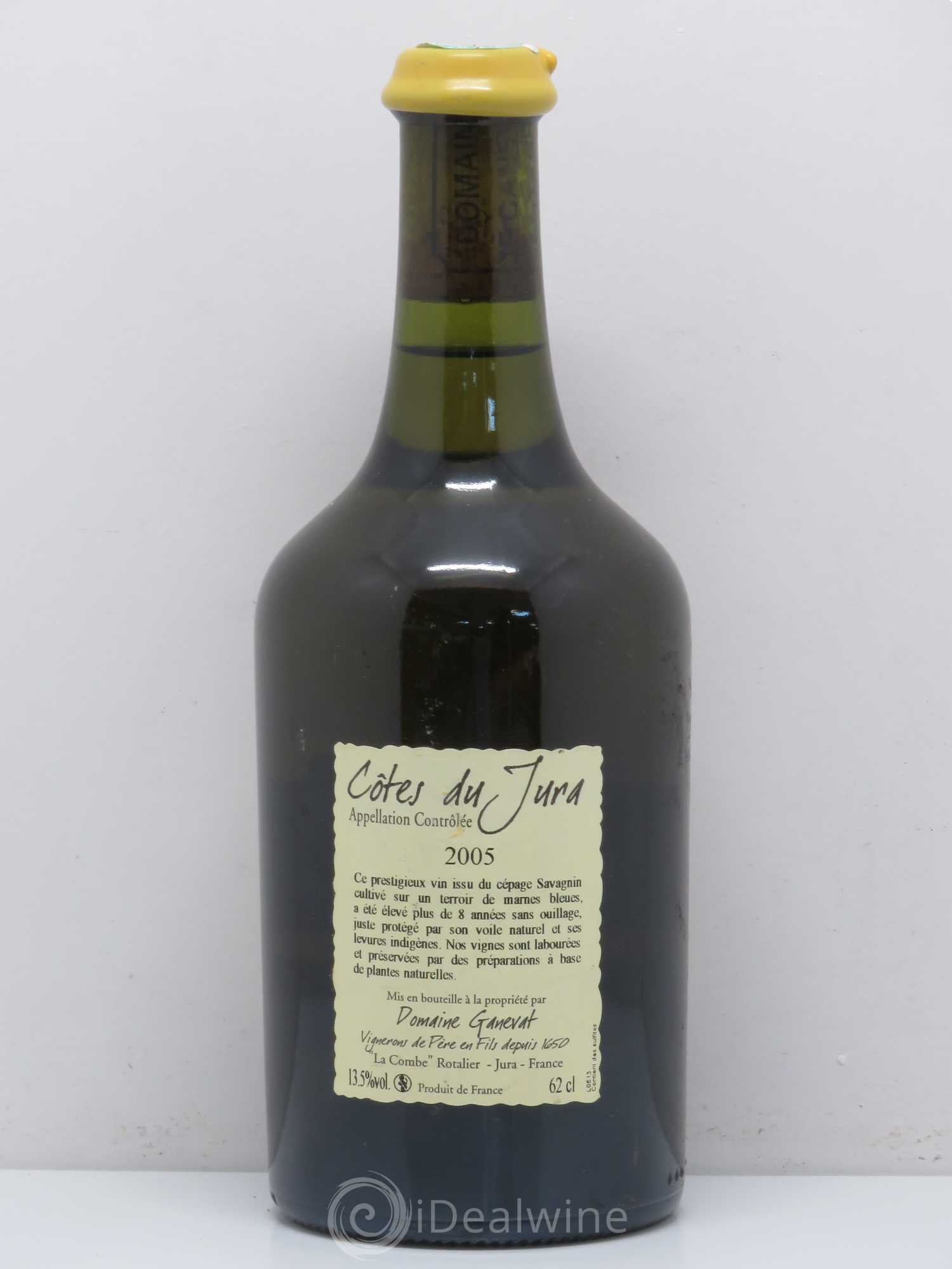 Côtes du Jura Vin Jaune Jean-François Ganevat (Domaine) 2005 - Lot de 1 bouteille - 1