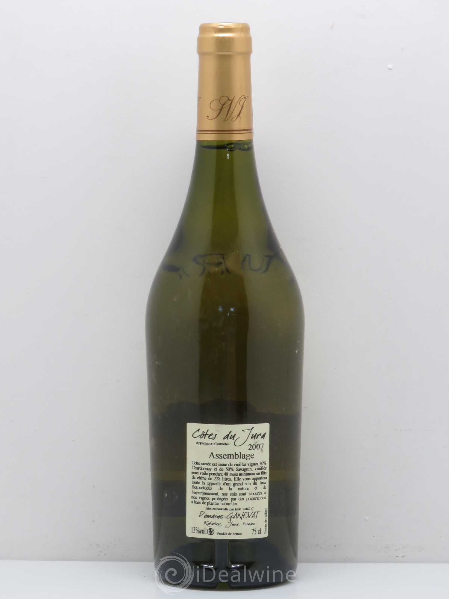 Côtes du Jura Cuvée de Garde Jean-François Ganevat (Domaine) 2007 - Lot de 1 bouteille - 1