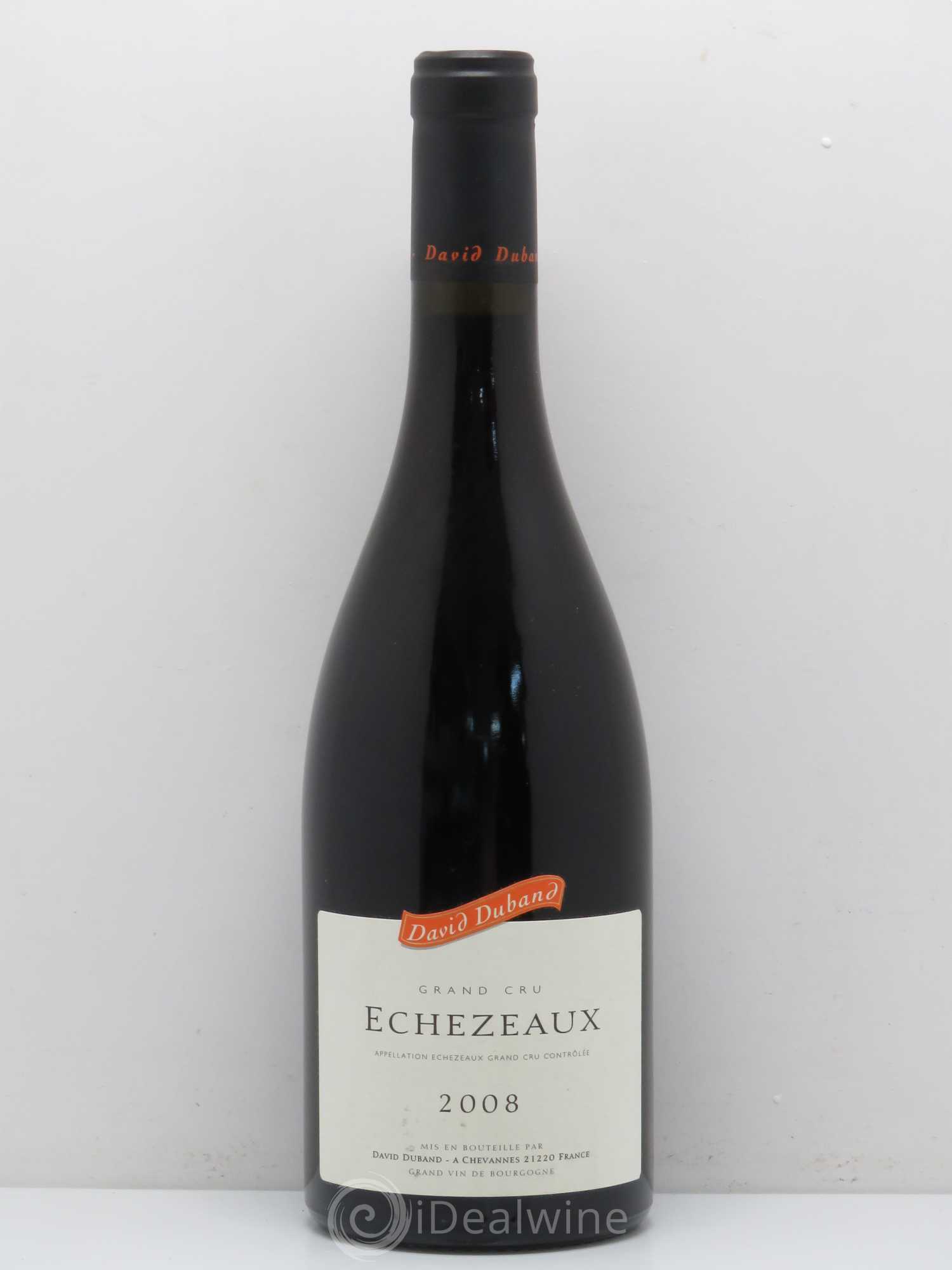 Echezeaux Grand Cru David Duband (Domaine) 2008 - Lot de 1 bouteille - 0