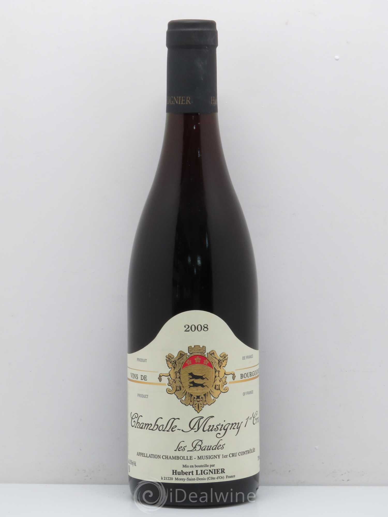 Chambolle-Musigny 1er Cru Les Baudes Hubert Lignier (Domaine) 2008 - Lot de 1 bouteille - 0