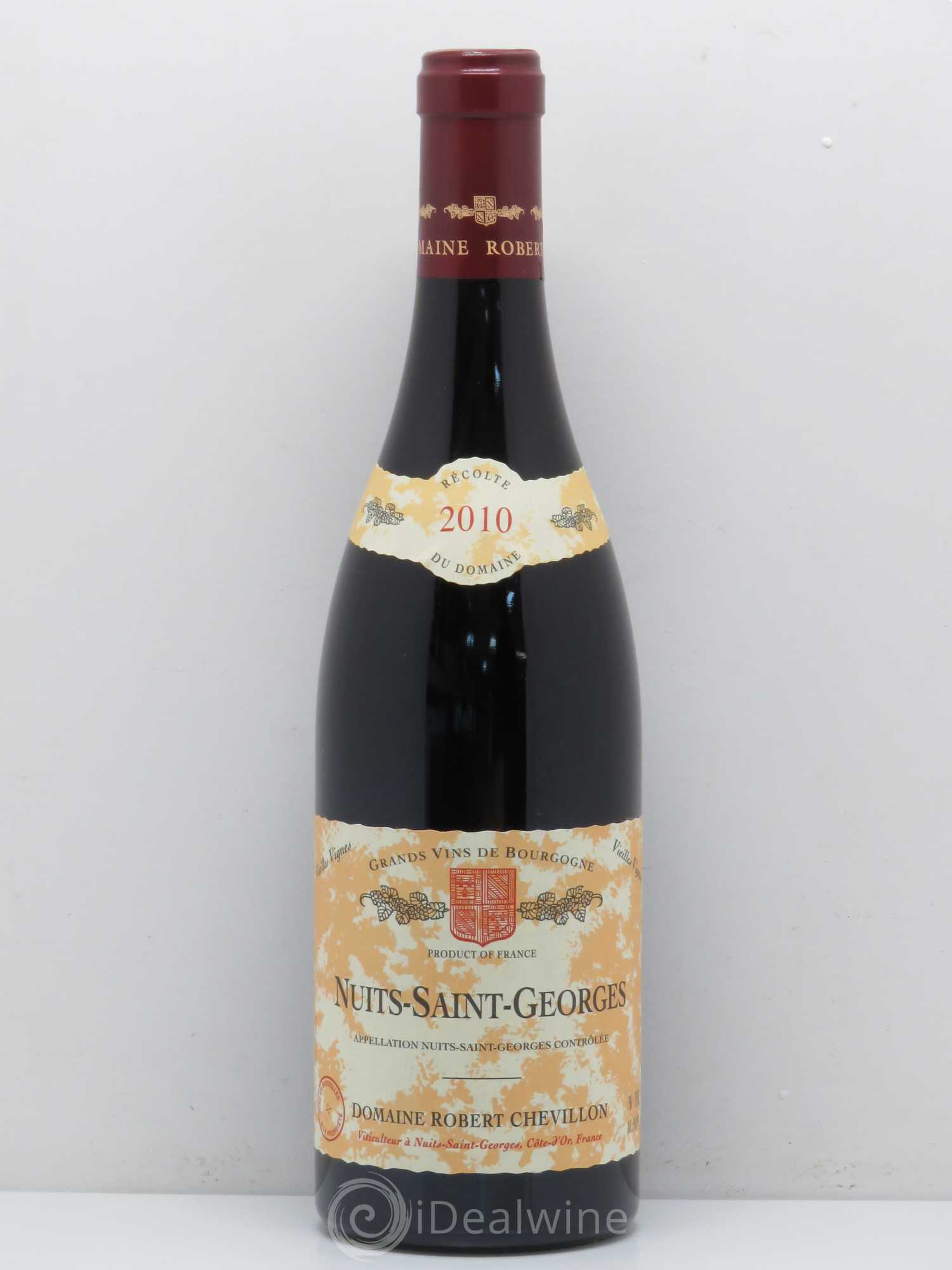 Nuits-Saint-Georges Vieilles vignes Robert Chevillon 2010 - Lot de 1 bouteille - 0