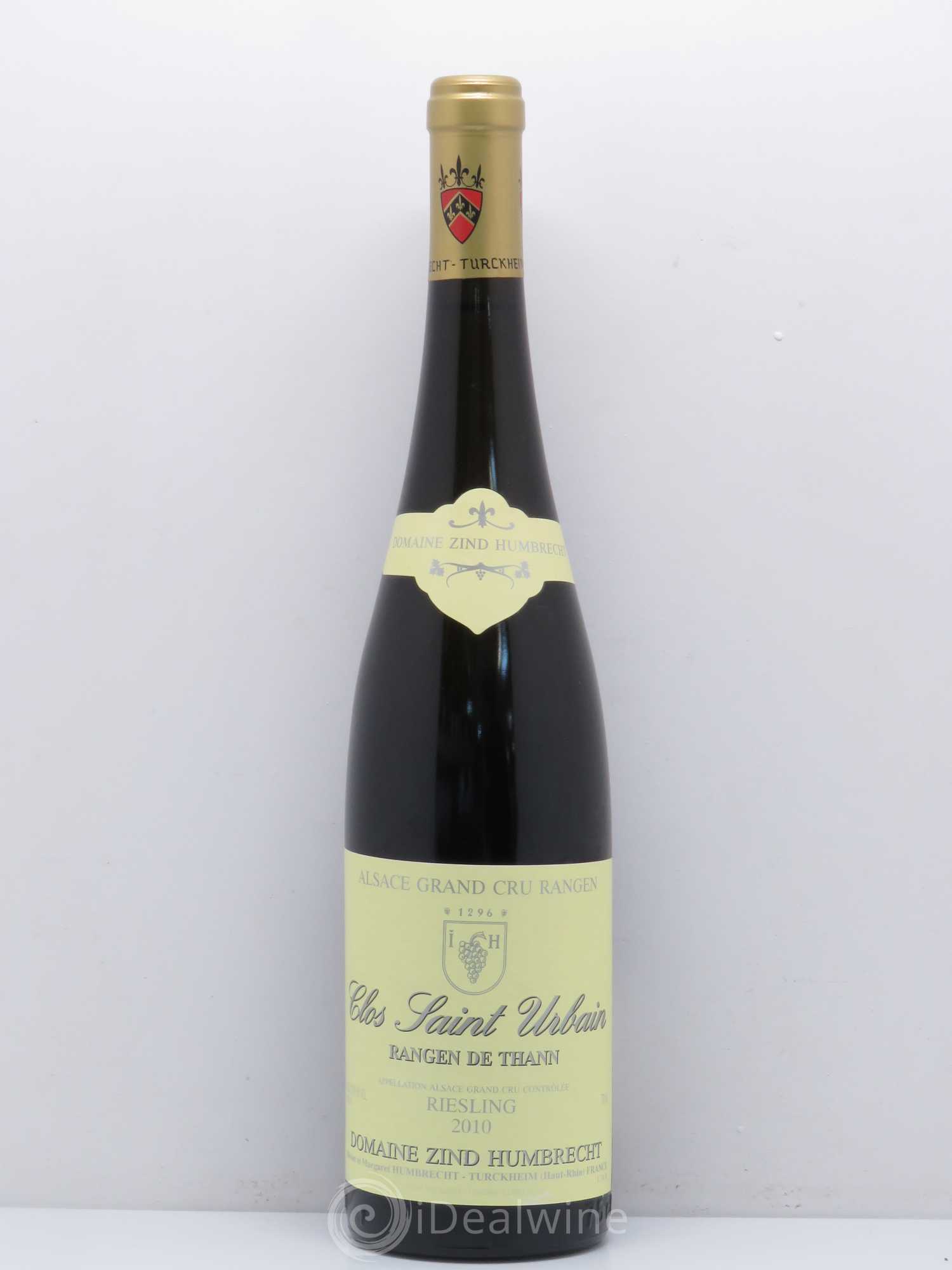 Alsace Riesling Grand Cru Rangen de Thann Clos Saint Urbain Zind-Humbrecht (Domaine) 2010 - Lot de 1 bouteille - 0