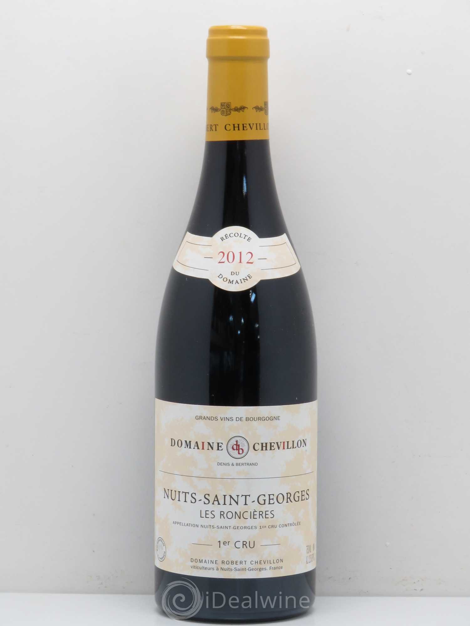 Nuits-Saint-Georges 1er Cru Les Roncières Robert Chevillon 2012 - Lot de 1 bouteille - 0