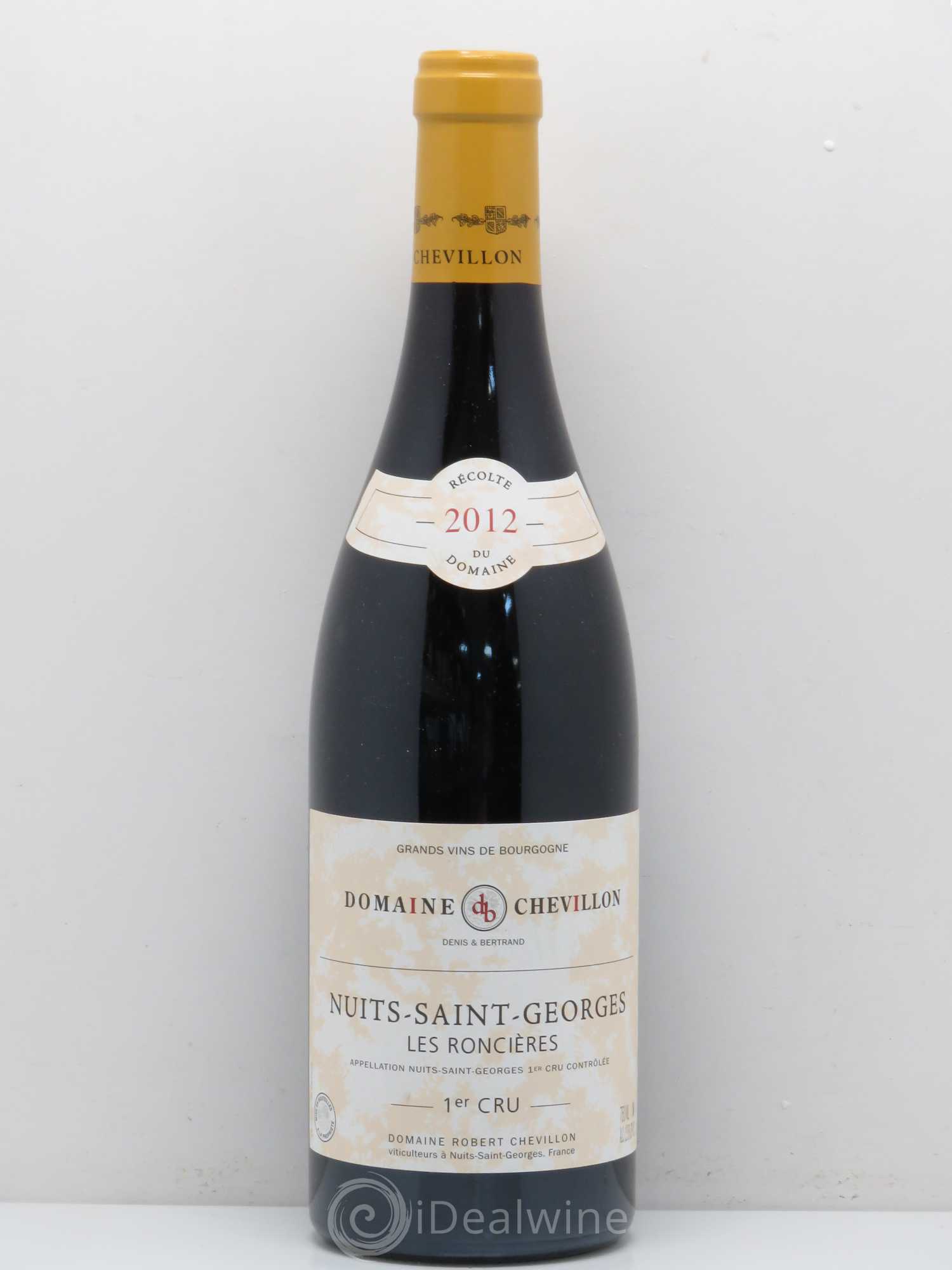 Nuits-Saint-Georges 1er Cru Les Roncières Robert Chevillon 2012 - Lot de 1 bouteille - 0