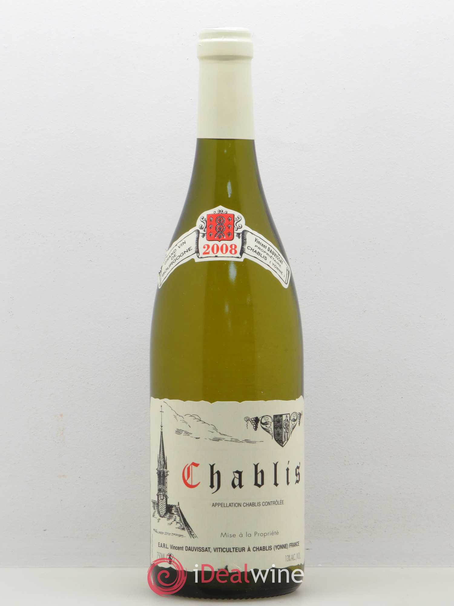 Chablis Vincent Dauvissat (Domaine) 2008 - Lot de 1 bouteille - 0