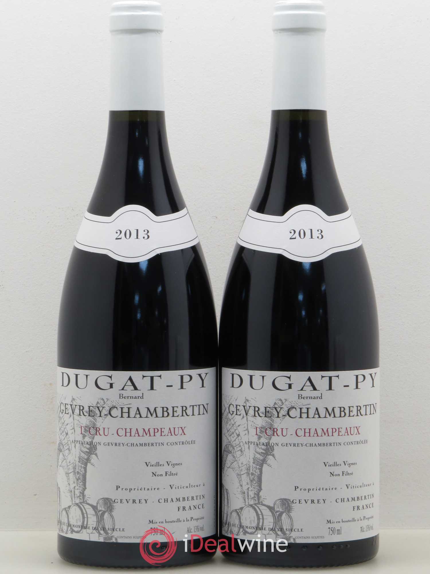 Gevrey-Chambertin 1er Cru Champeaux Dugat-Py 2013 - Posten von 2 Flaschen - 0